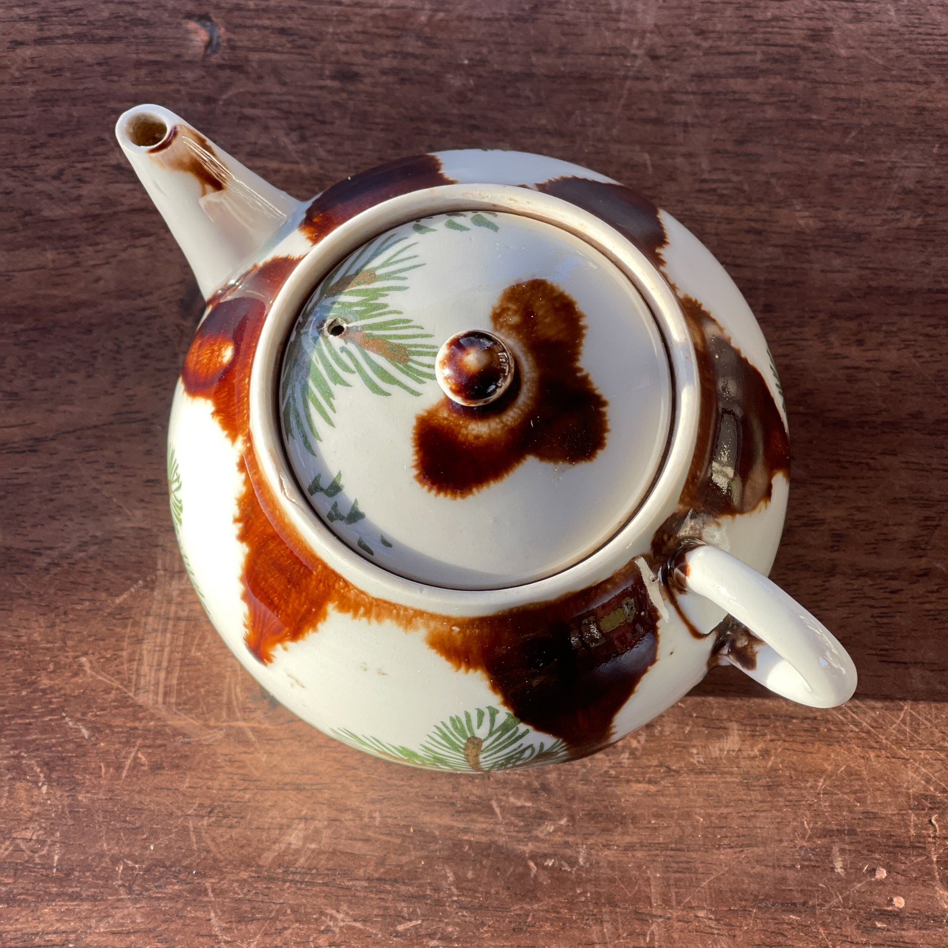 Vintage Japans Theepotje - Bamestra Curiosa