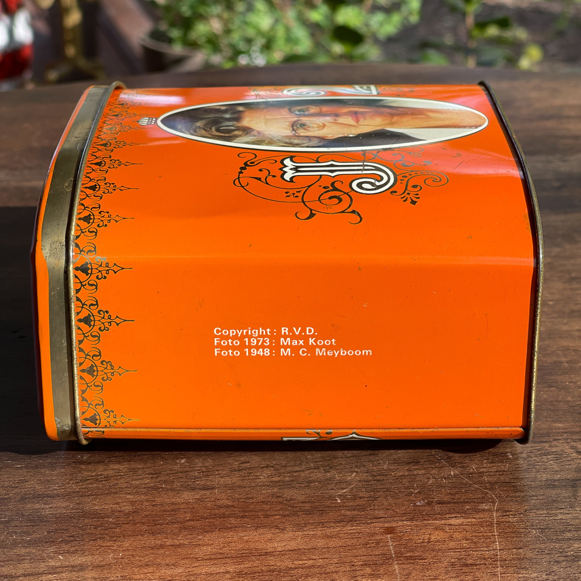 Vintage Blik Ter Ere Van Juliana 25 Jaar Koningin - Bamestra Curiosa