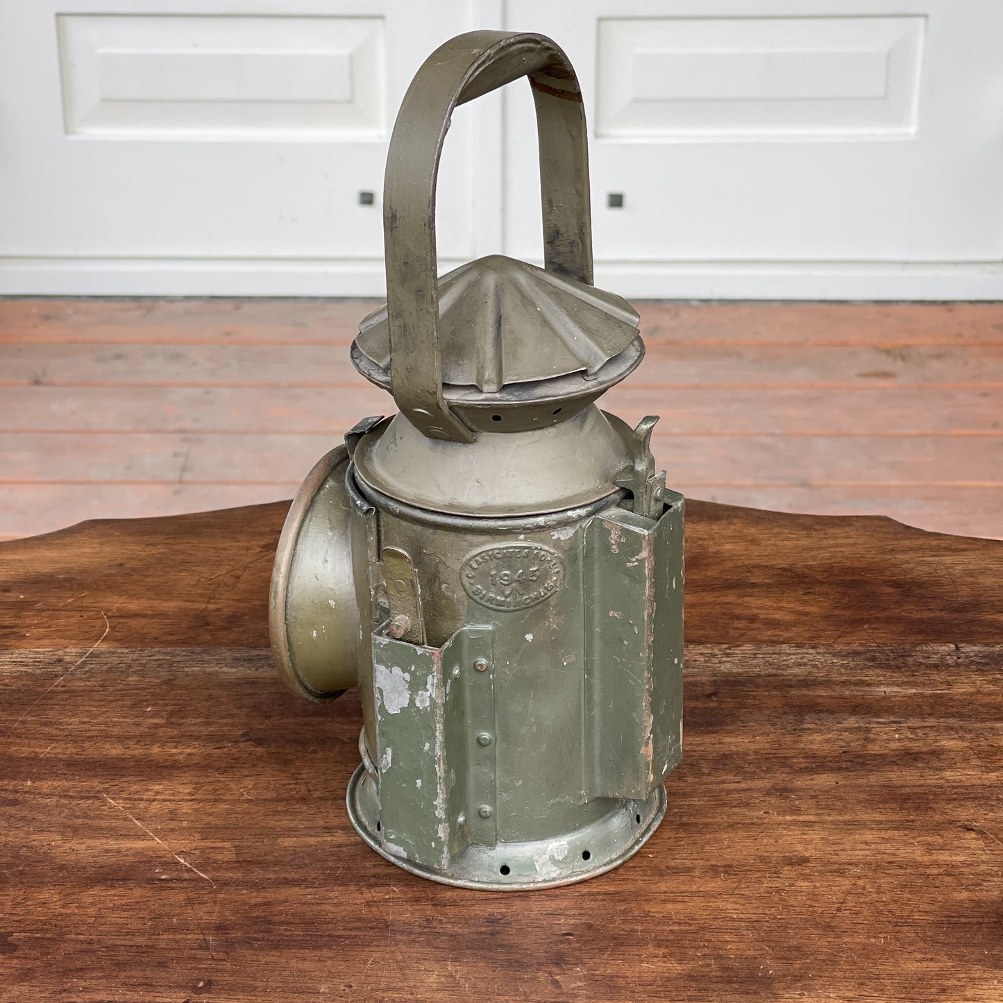 Britse Militaire Trein Seinlamp Eastgate & Son 1945 - Bamestra Curiosa