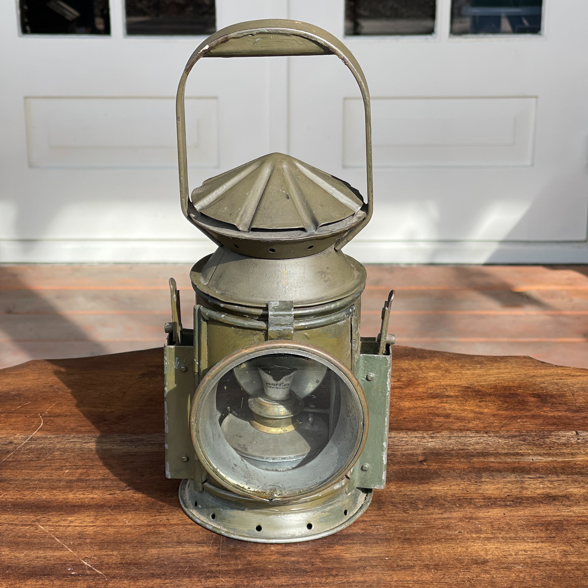 Britse Militaire Trein Seinlamp Eastgate & Son 1945 - Bamestra Curiosa