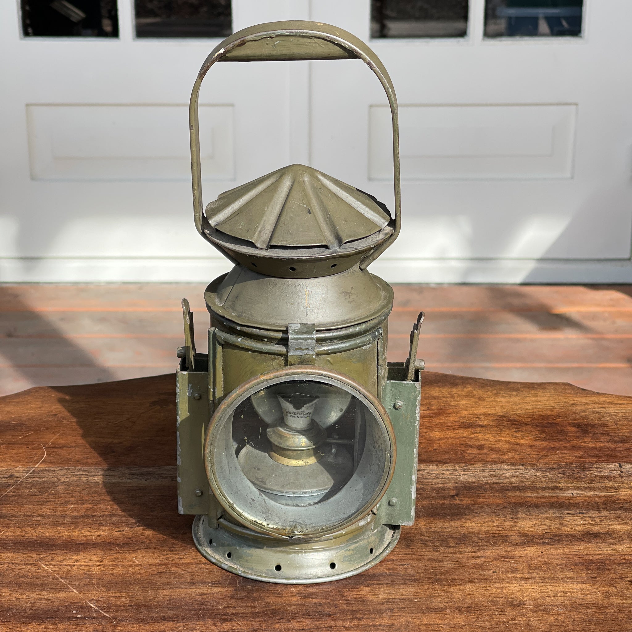 Britse Militaire Trein Seinlamp Eastgate & Son 1945 - Bamestra Curiosa