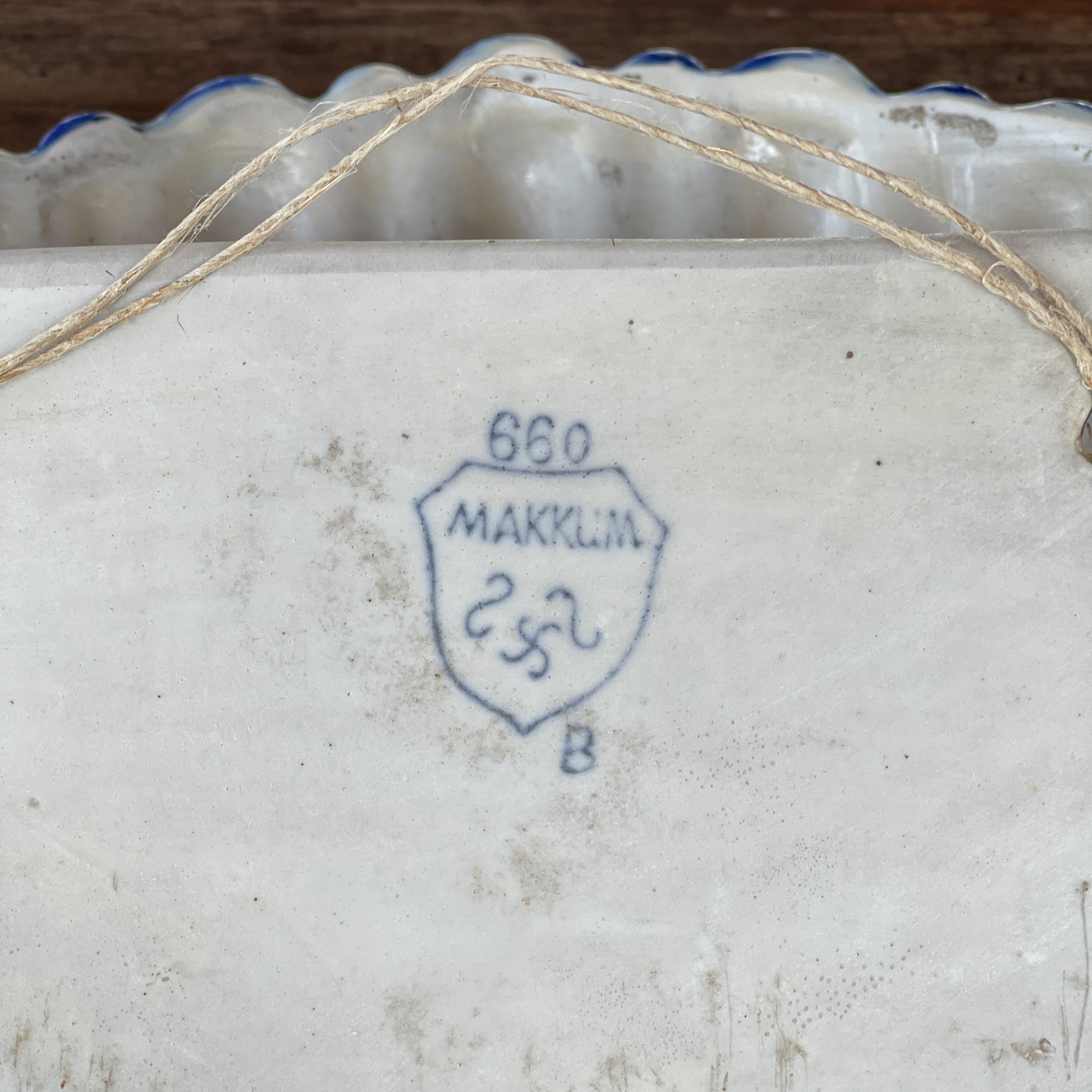 Delfts Blauwe Muurbloembak - Bamestra Curiosa