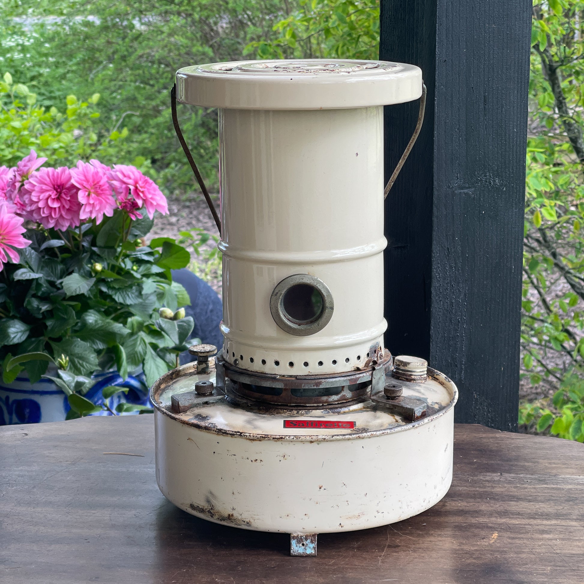 Saffirette Aladdin Emaille Petroleumkachel - Bamestra Curiosa