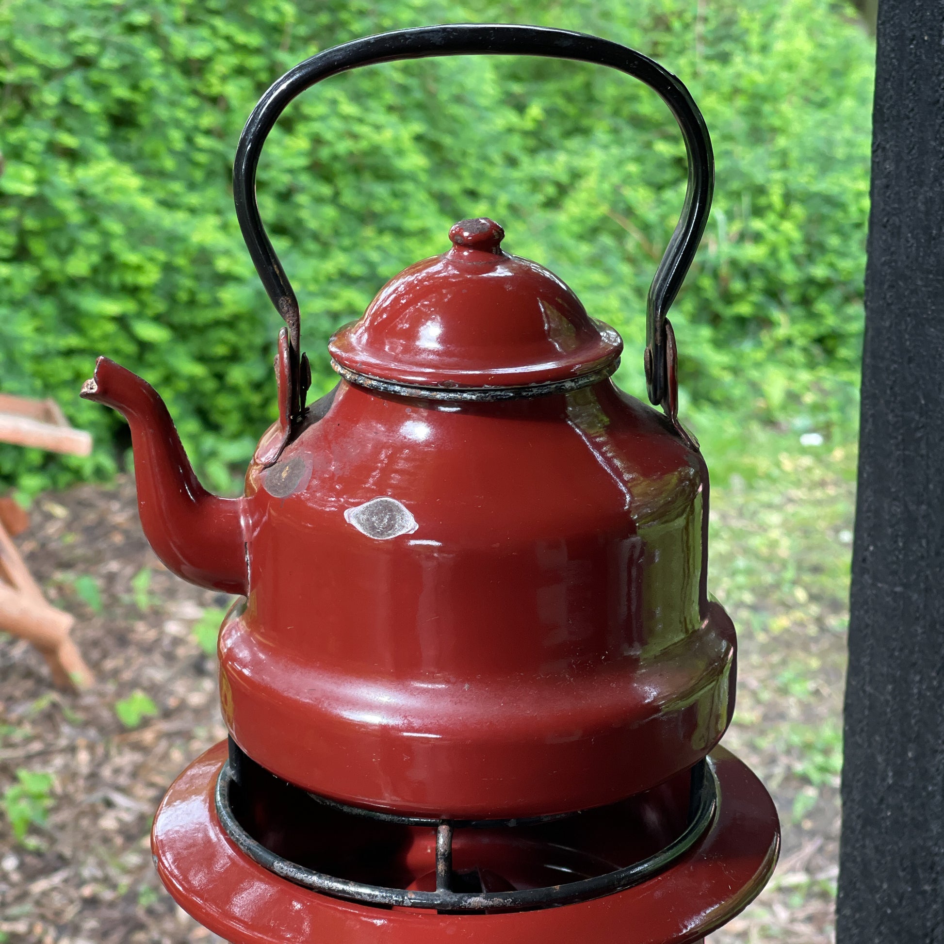 Bruin Petroleumstel 1 Pits Incl Theeketel The Collectionist