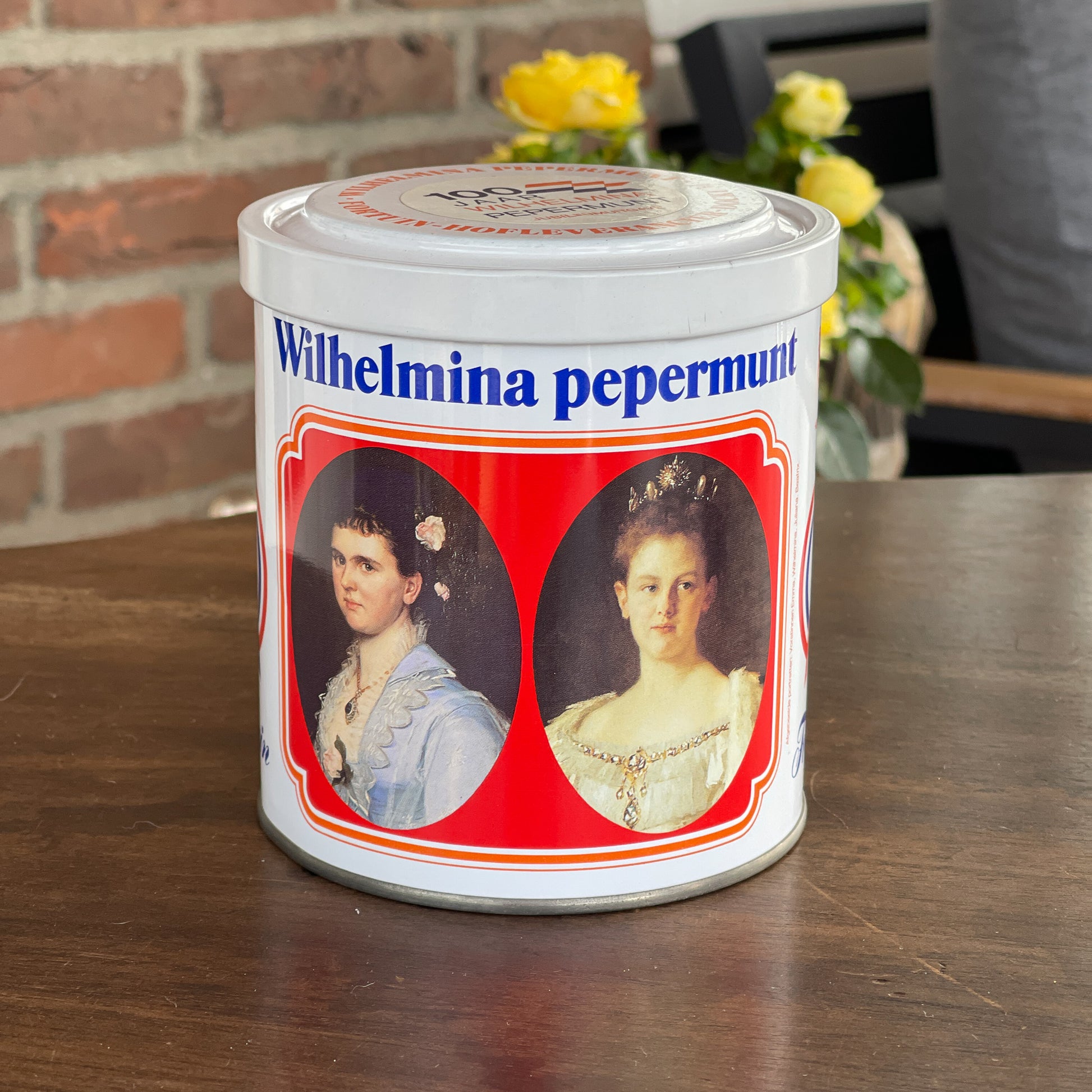 Jubileumuitgave Wilhelmina Pepermunt Blik - Bamestra Curiosa