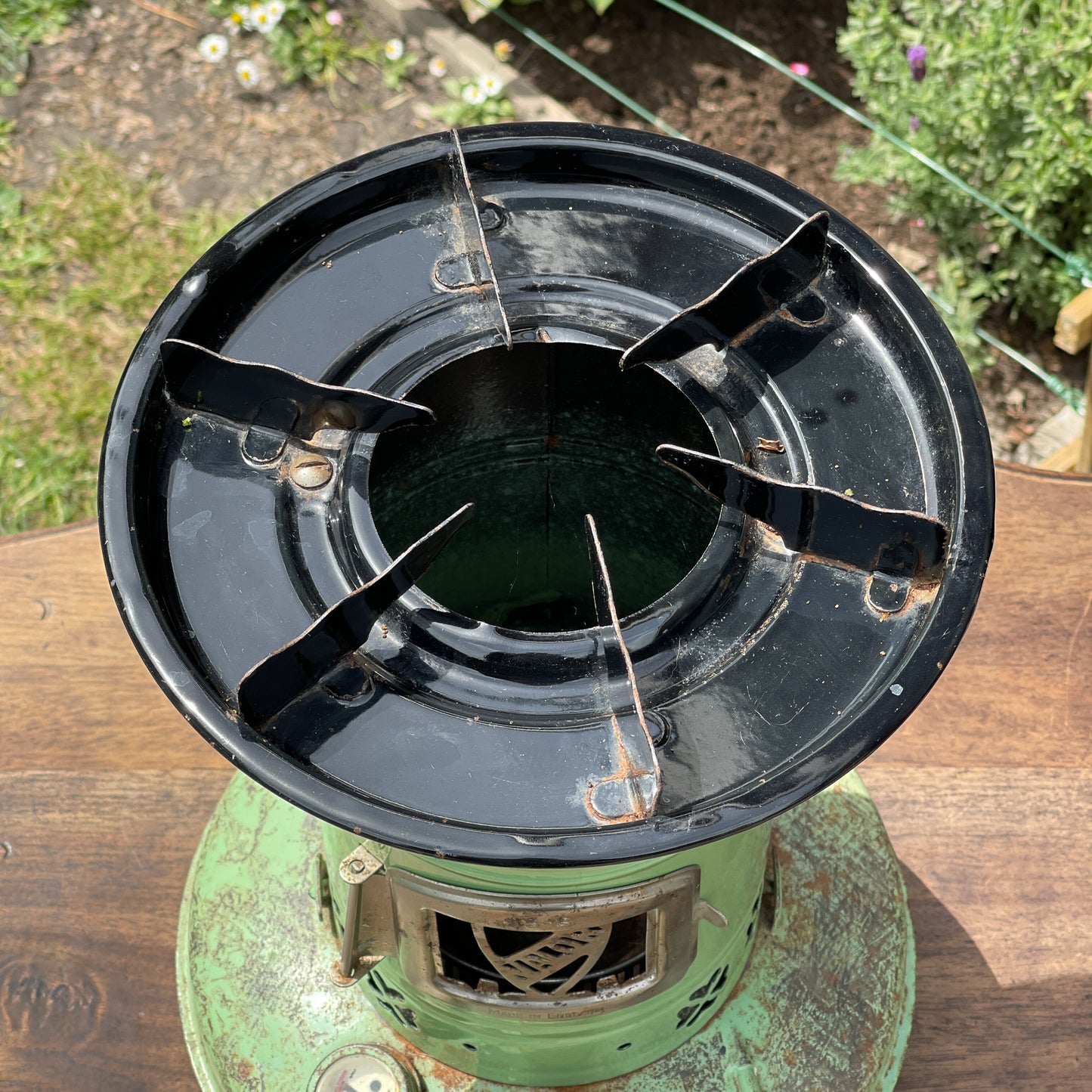 Valor Emaille Petroleumkachel Met Lont The Collectionist