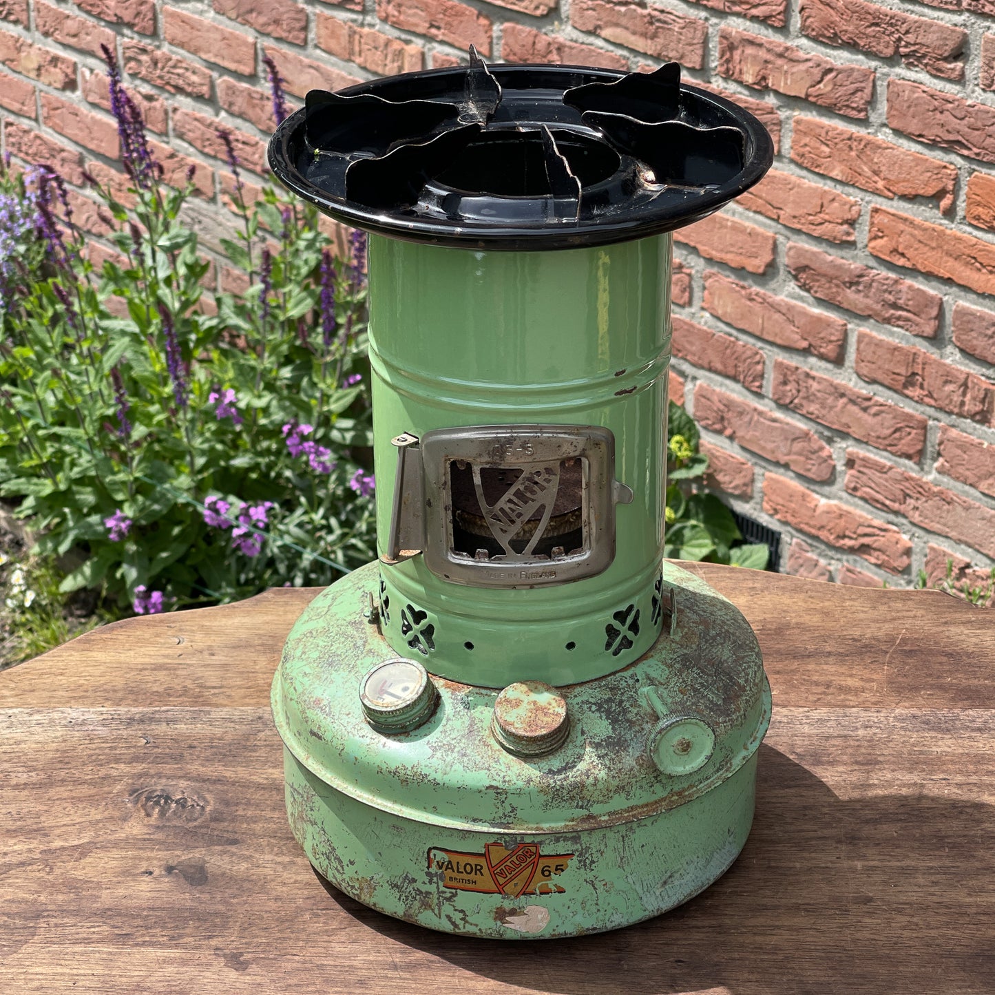 Valor Emaille Petroleumkachel Met Lont The Collectionist