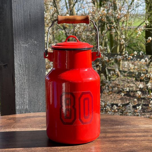 Rode Emaille Melkbus - Bamestra Curiosa