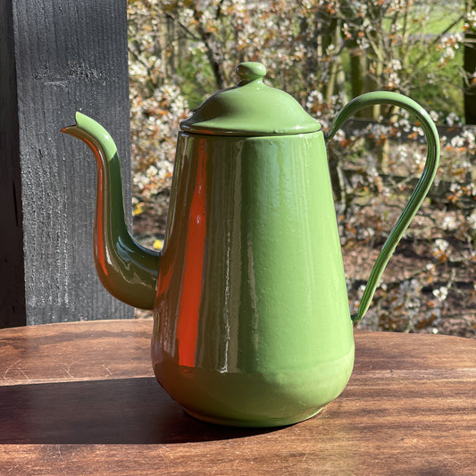 Emaille Theepot - Bamestra Curiosa