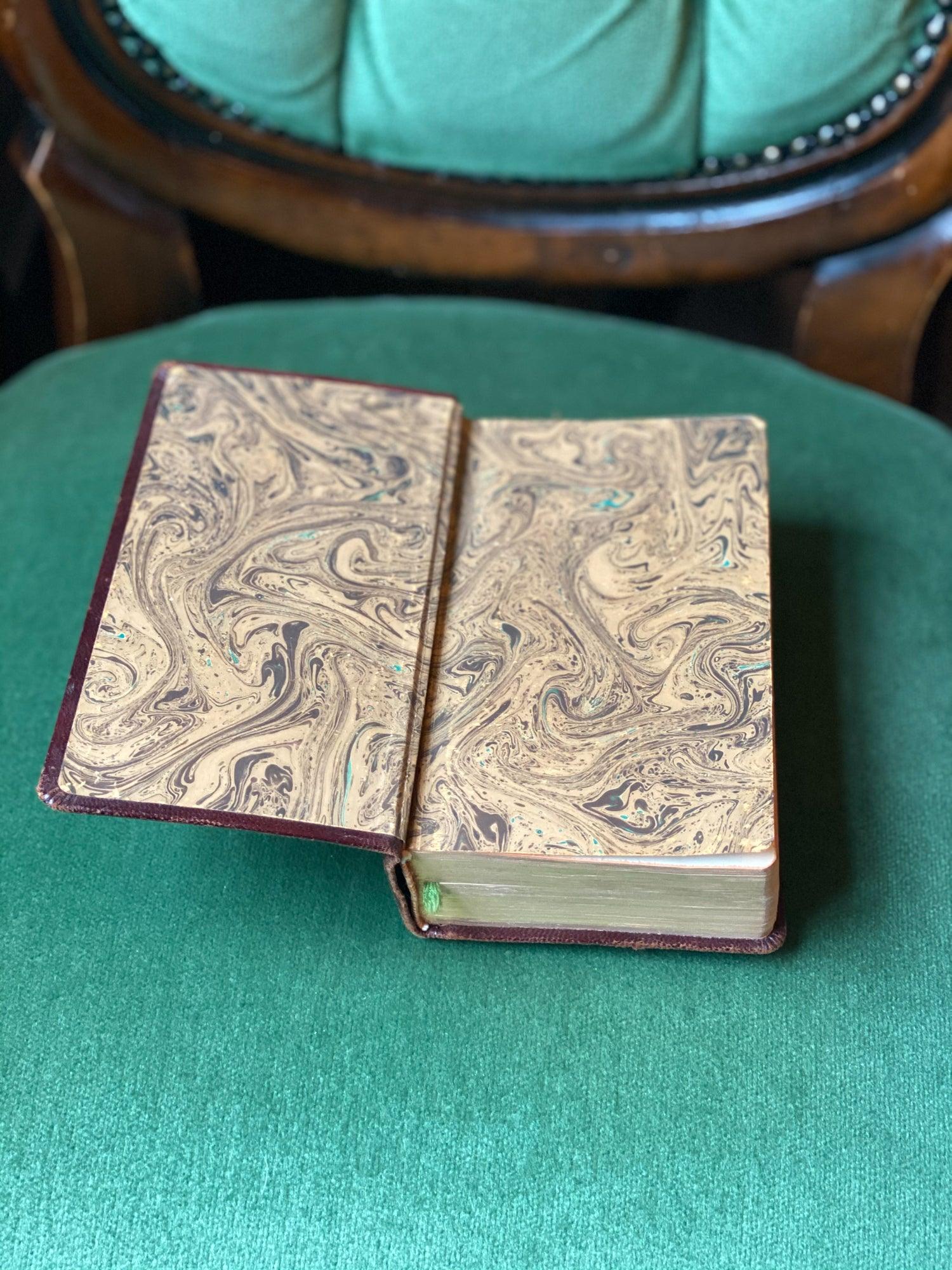 Bijbel met leren kaft - Bamestra Curiosa