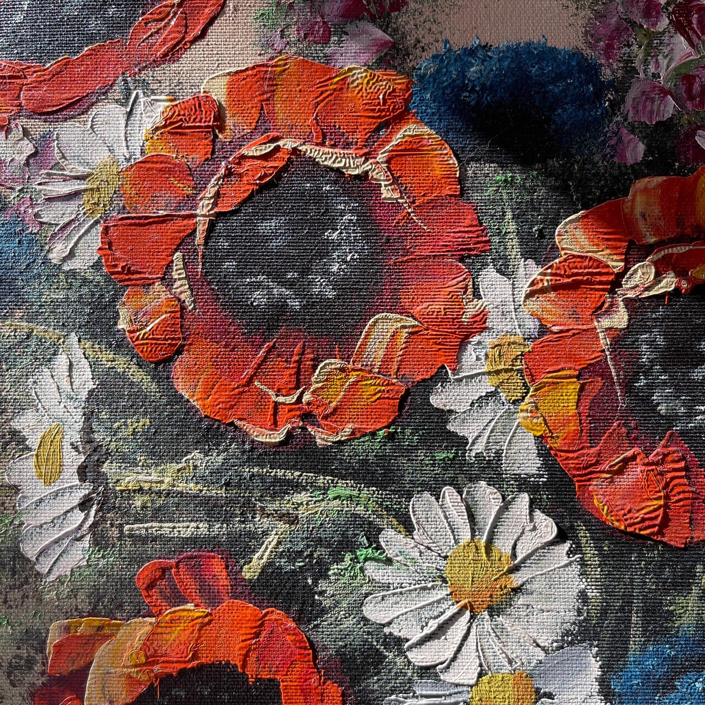 Bloemen olieverf schilderij - Bamestra Curiosa