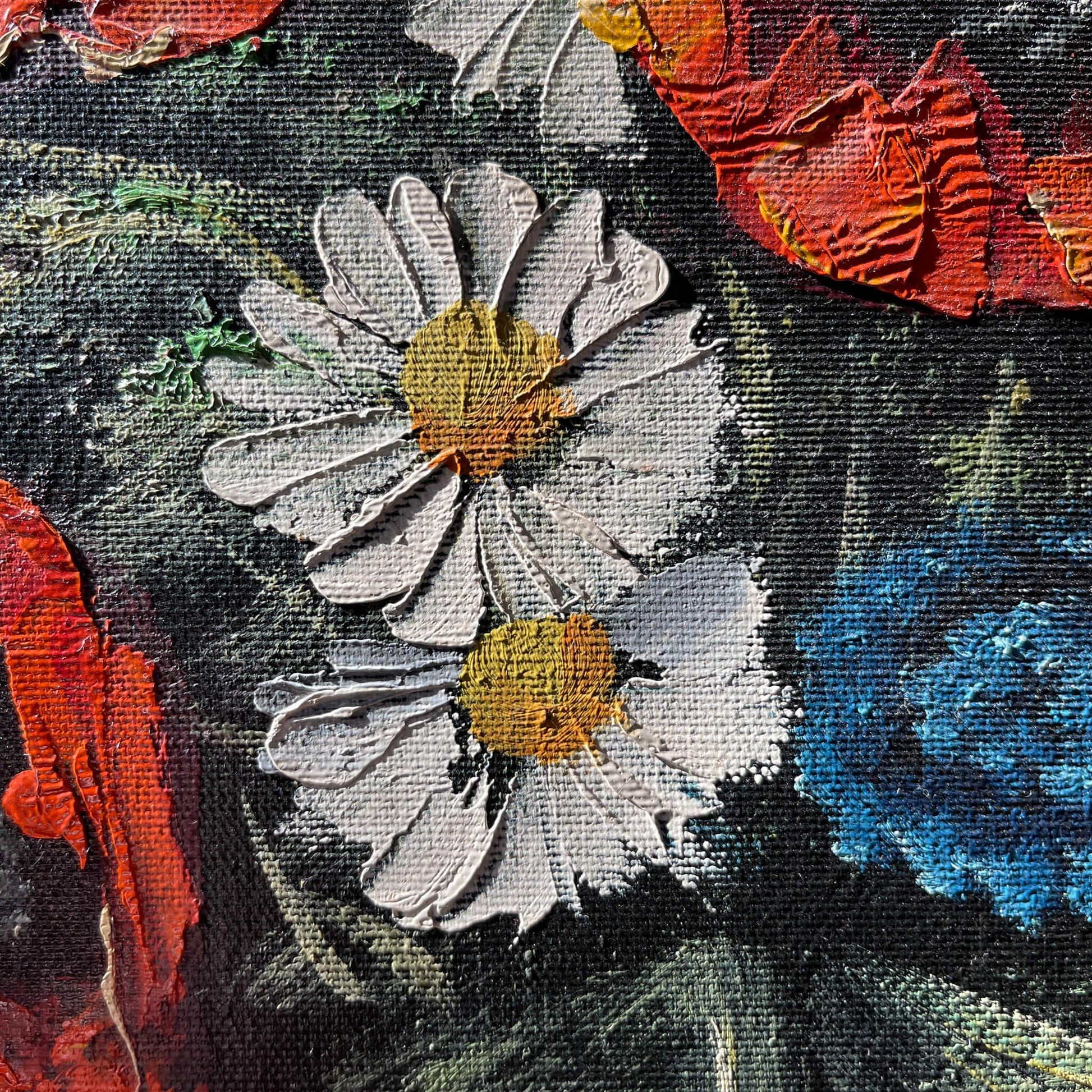 Bloemen olieverf schilderij - Bamestra Curiosa