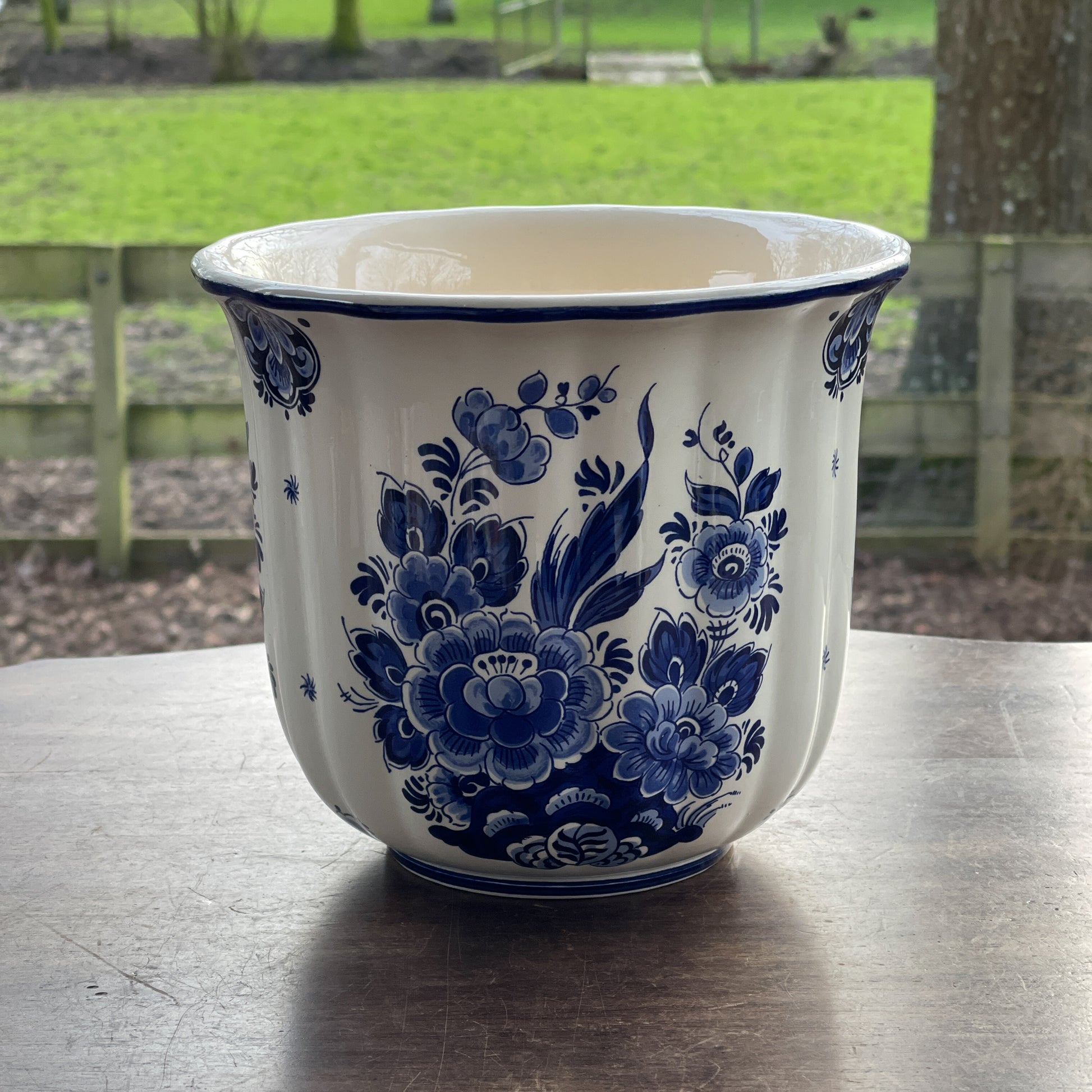 Bloempot Delfts Holland Handwerk - Bamestra Curiosa