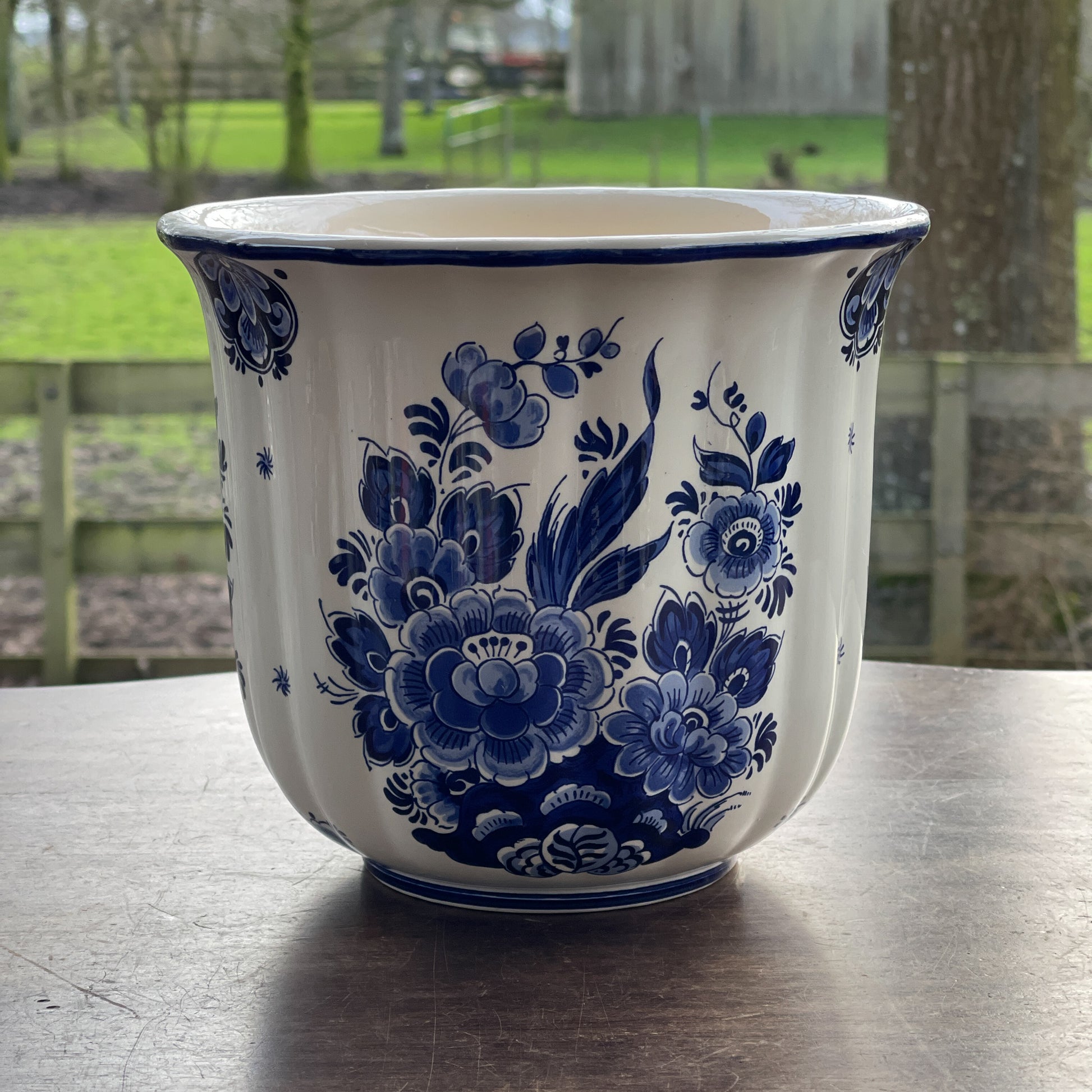 Bloempot Delfts Holland Handwerk - Bamestra Curiosa