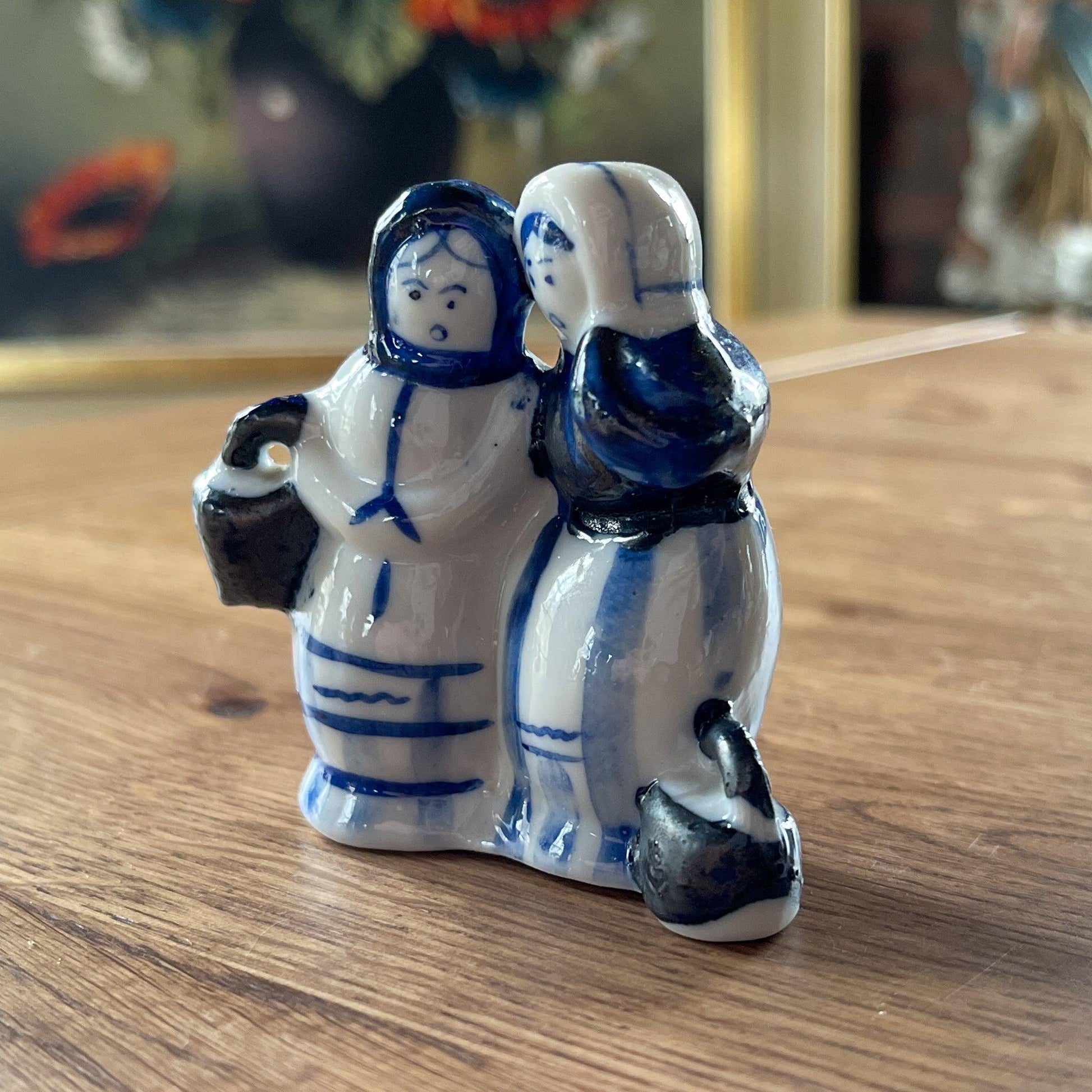 Delfts Blauw beeldje - Bamestra Curiosa