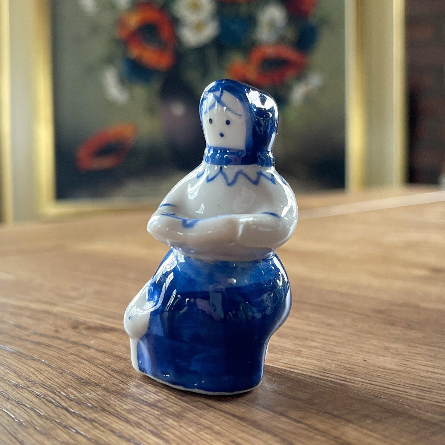 Delfts Blauw beeldje - Bamestra Curiosa