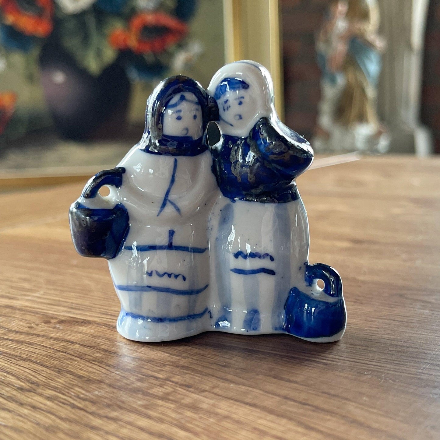 Delfts Blauw beeldje - Bamestra Curiosa