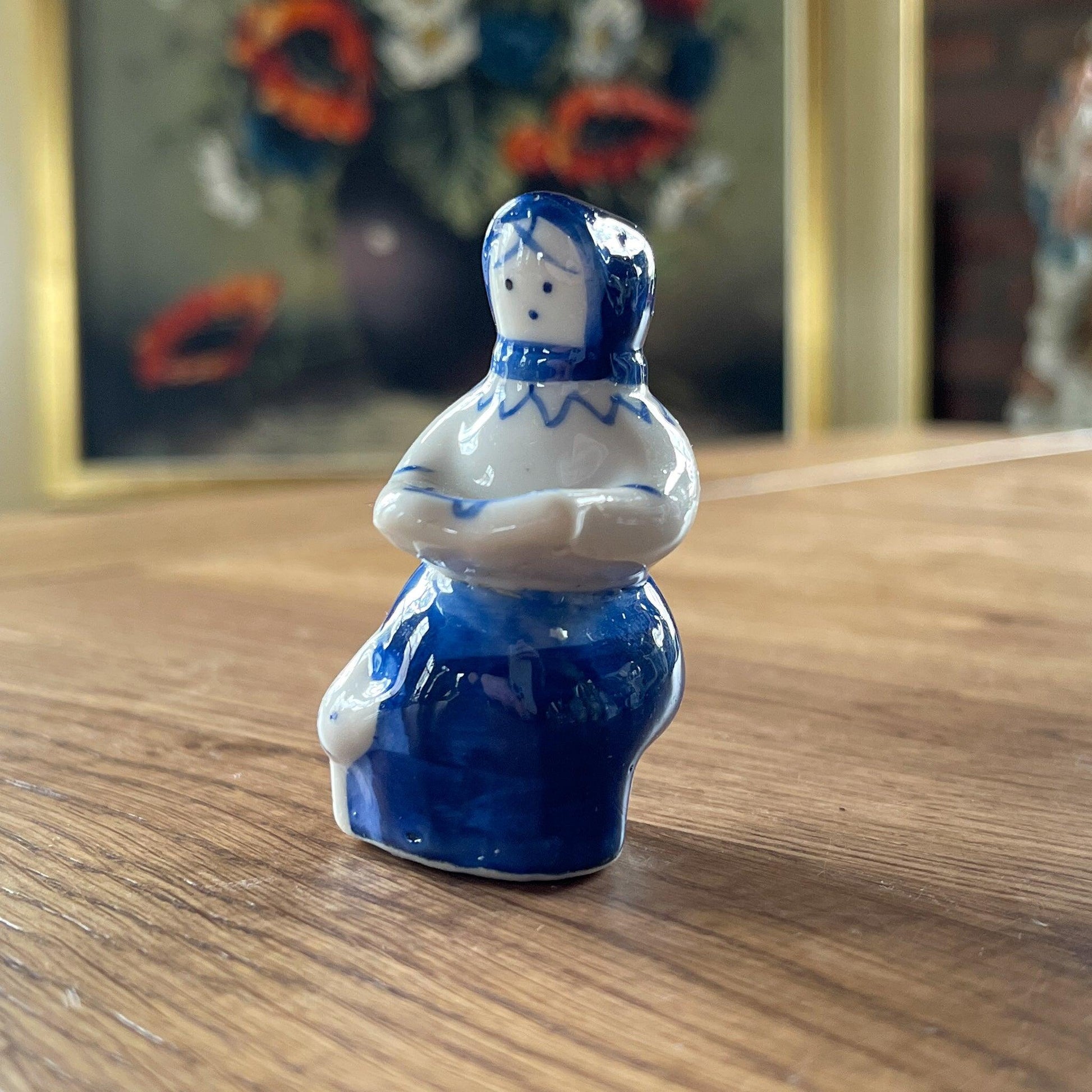 Delfts Blauw beeldje - Bamestra Curiosa