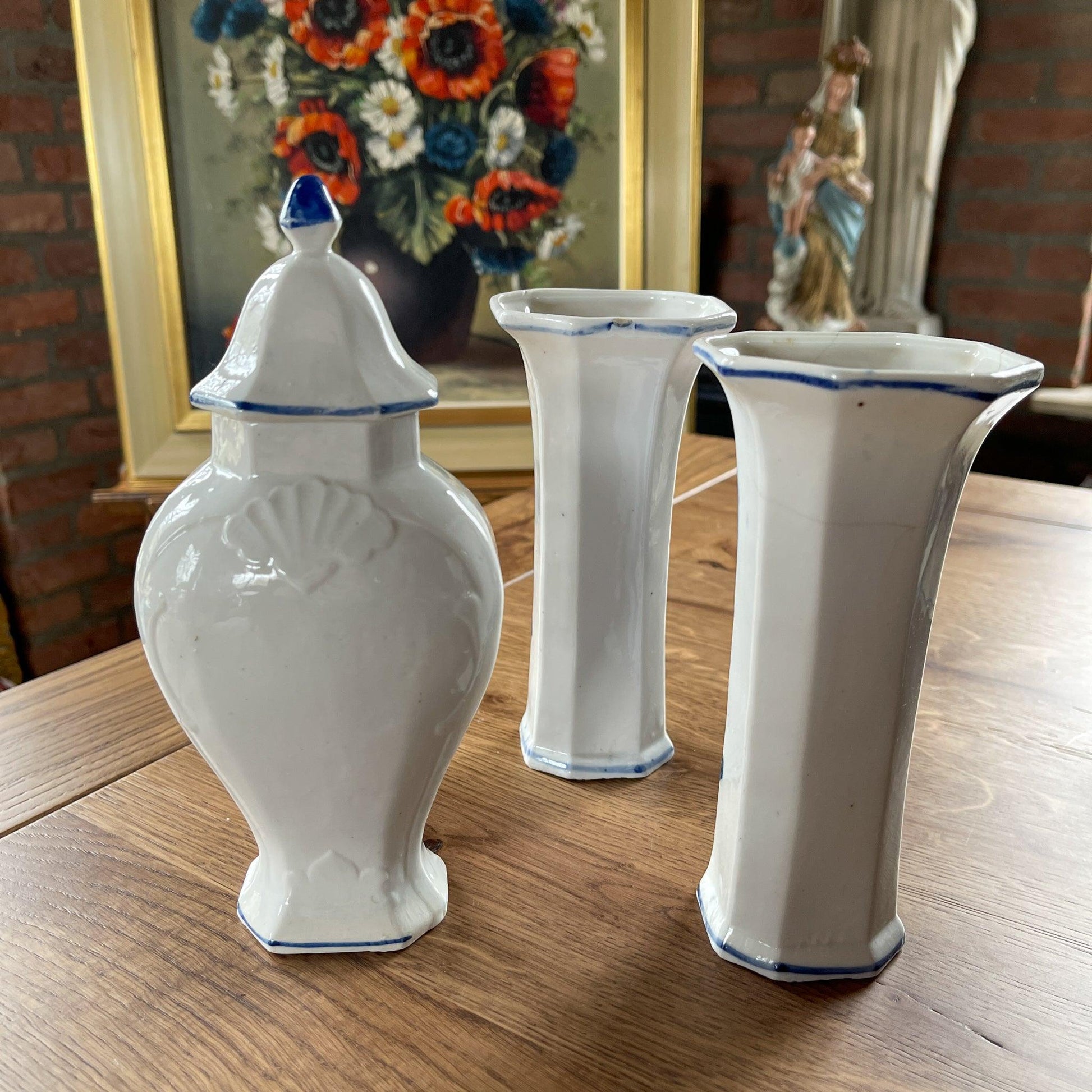 Delfts Blauw kaststelletje - Bamestra Curiosa