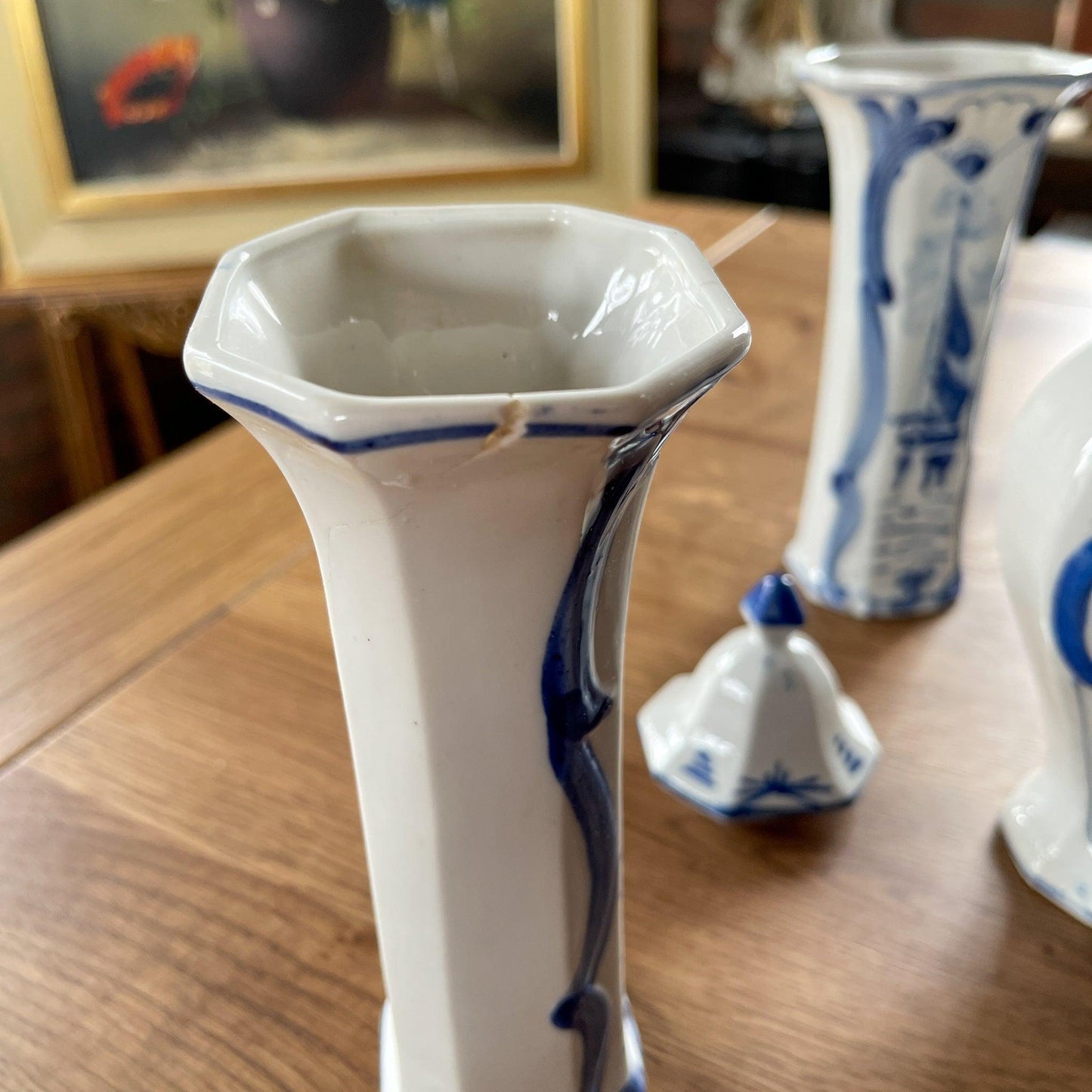 Delfts Blauw kaststelletje - Bamestra Curiosa