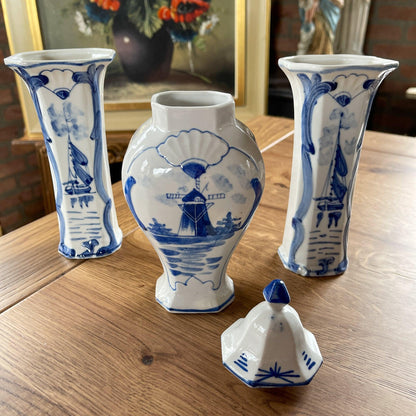 Delfts Blauw kaststelletje - Bamestra Curiosa