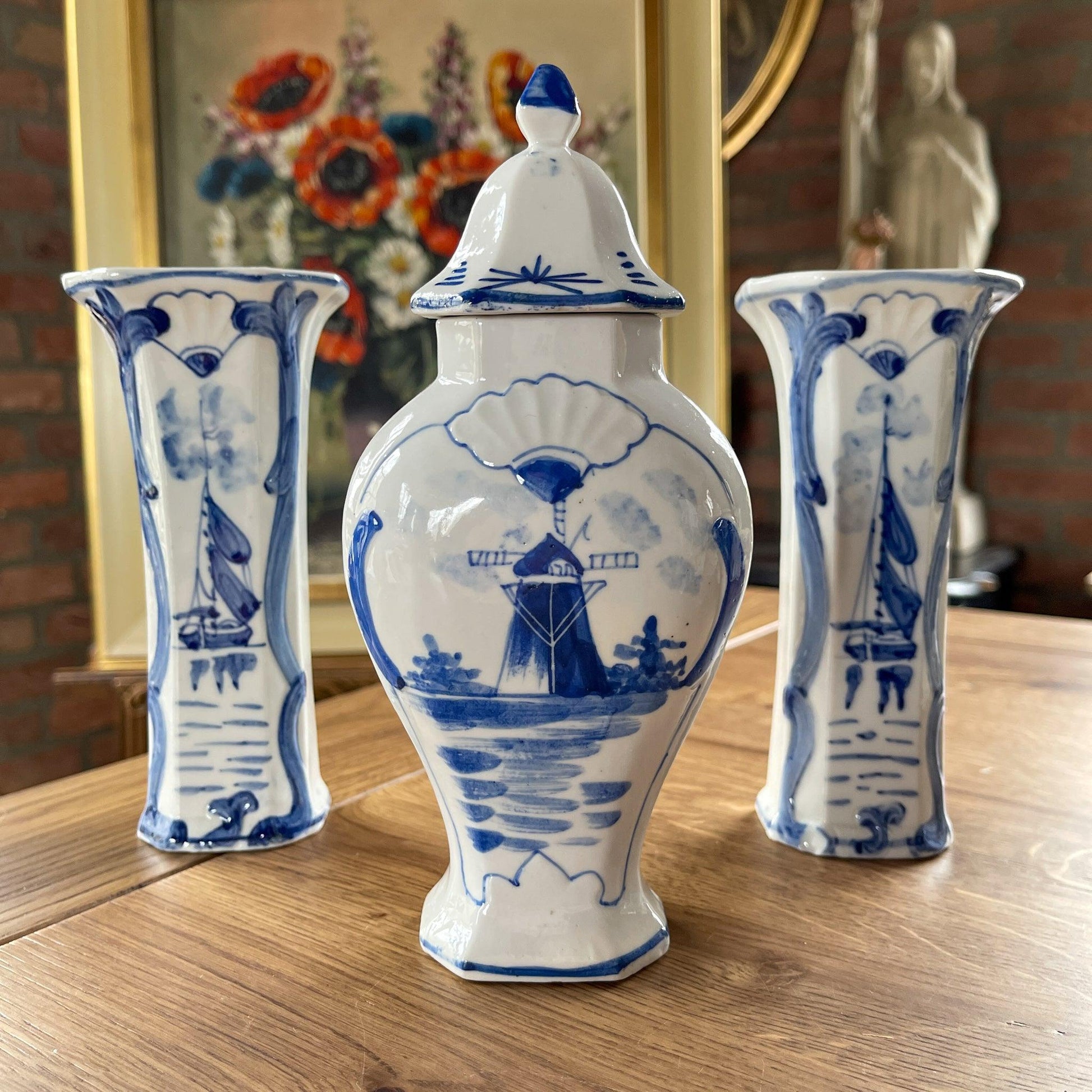 Delfts Blauw kaststelletje - Bamestra Curiosa