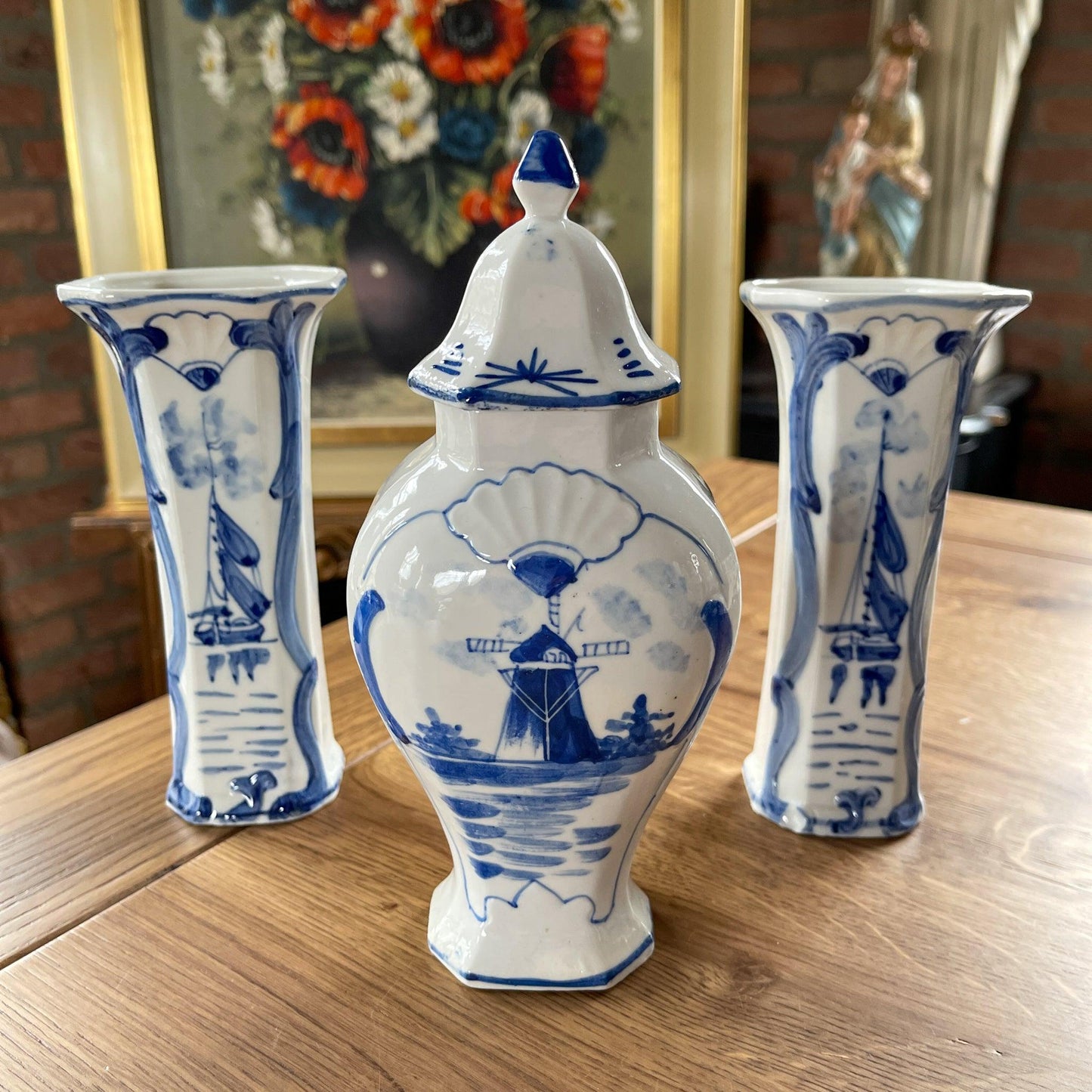 Delfts Blauw kaststelletje - Bamestra Curiosa