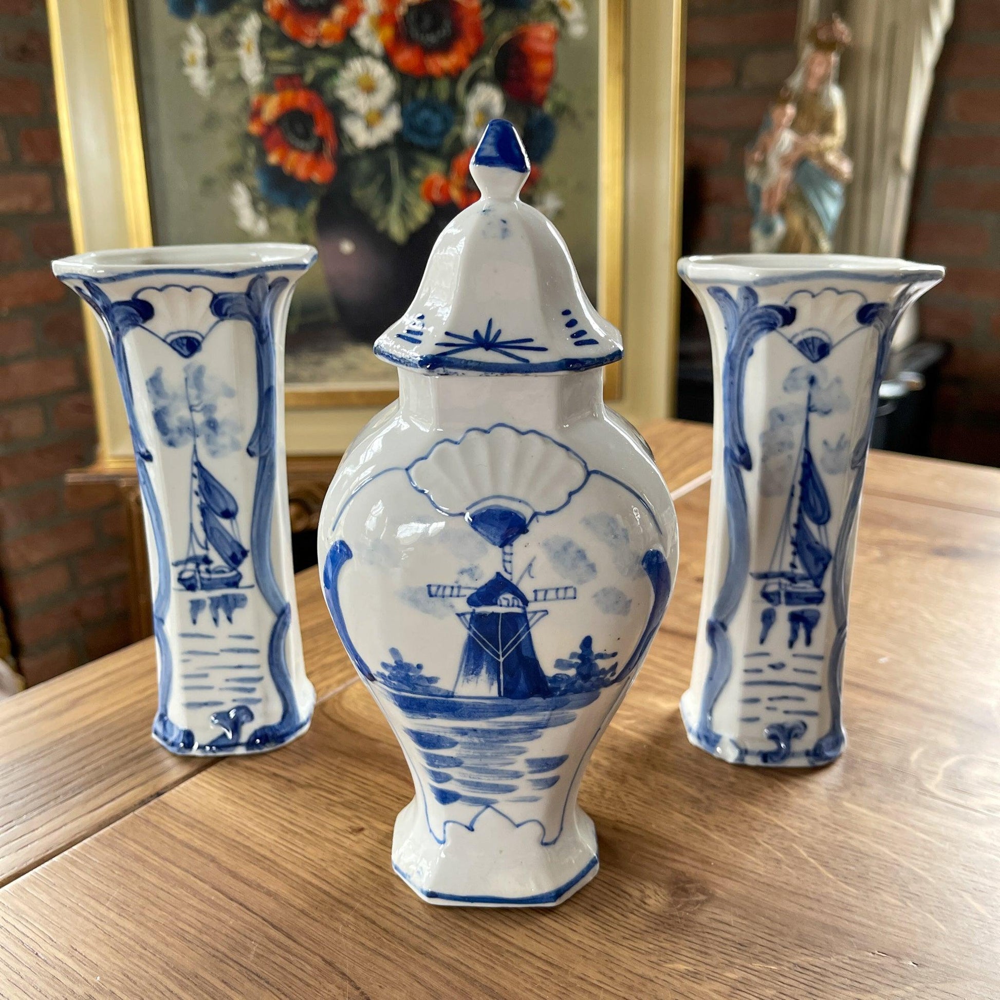 Delfts Blauw kaststelletje - Bamestra Curiosa