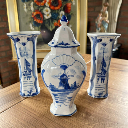 Delfts Blauw kaststelletje - Bamestra Curiosa