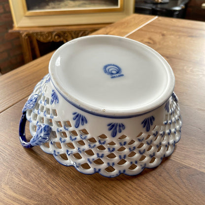 Delfts Blauw mandje - Bamestra Curiosa