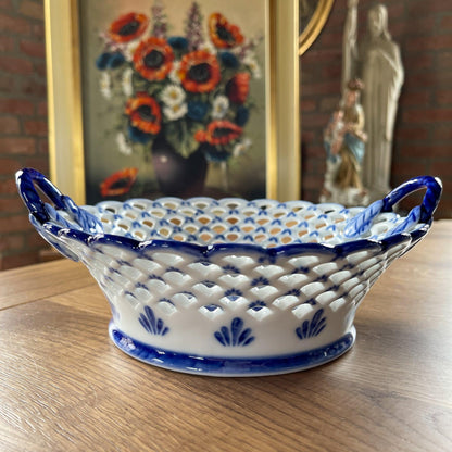 Delfts Blauw mandje - Bamestra Curiosa