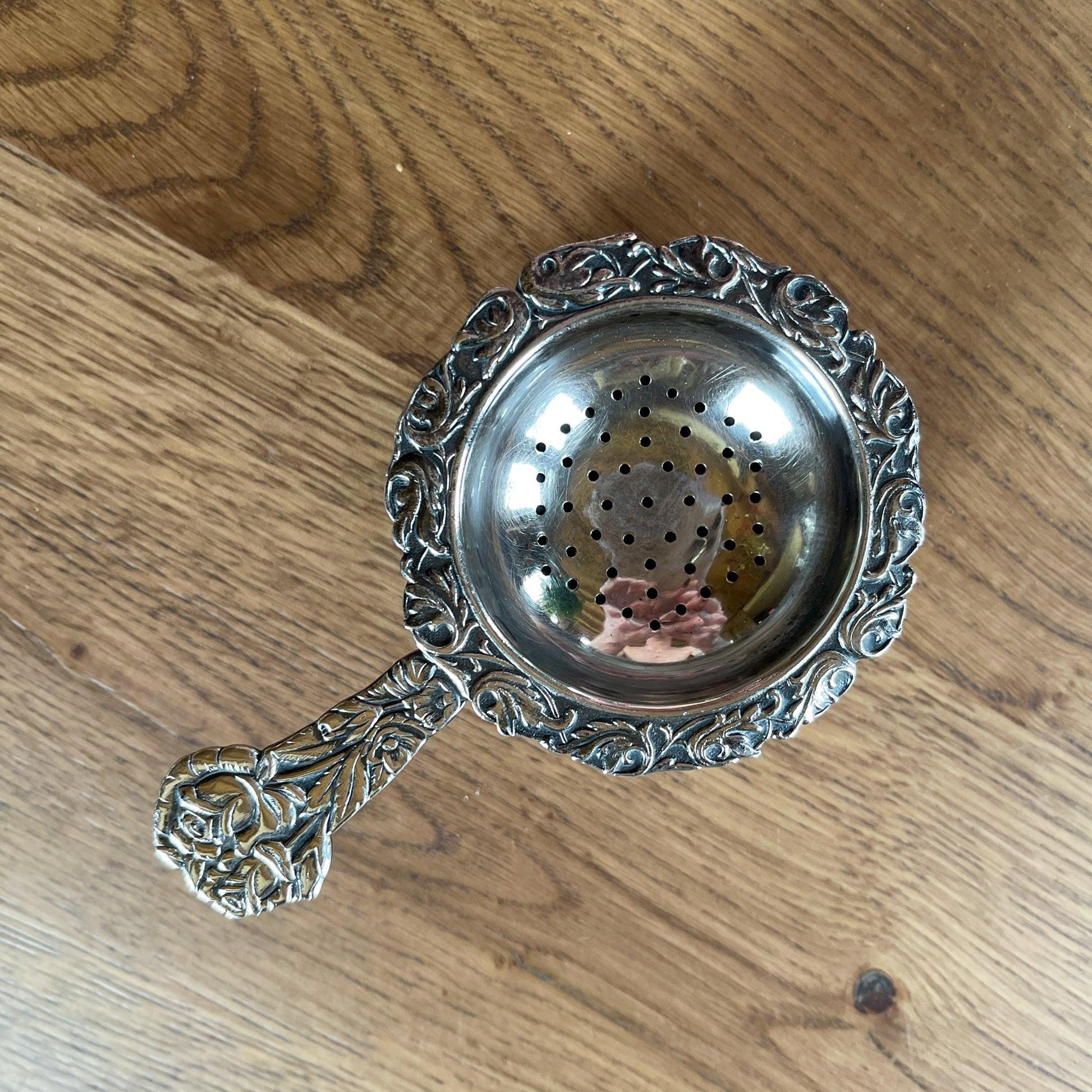 Delfts Blauw verzilverd thee lekbakje Insulinde Groningen - Bamestra Curiosa