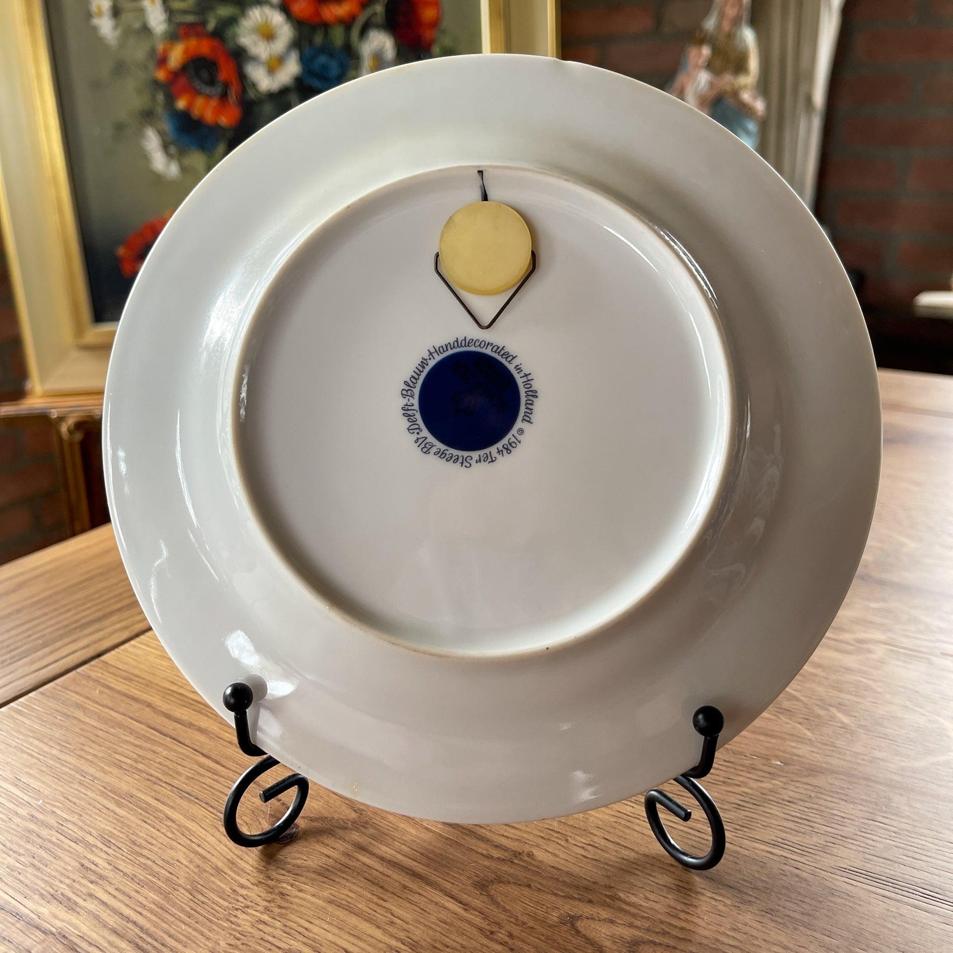 Delfts Blauw wandbord Ter Steege - Bamestra Curiosa