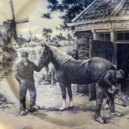 Delfts Blauw wandbord Ter Steege - Bamestra Curiosa