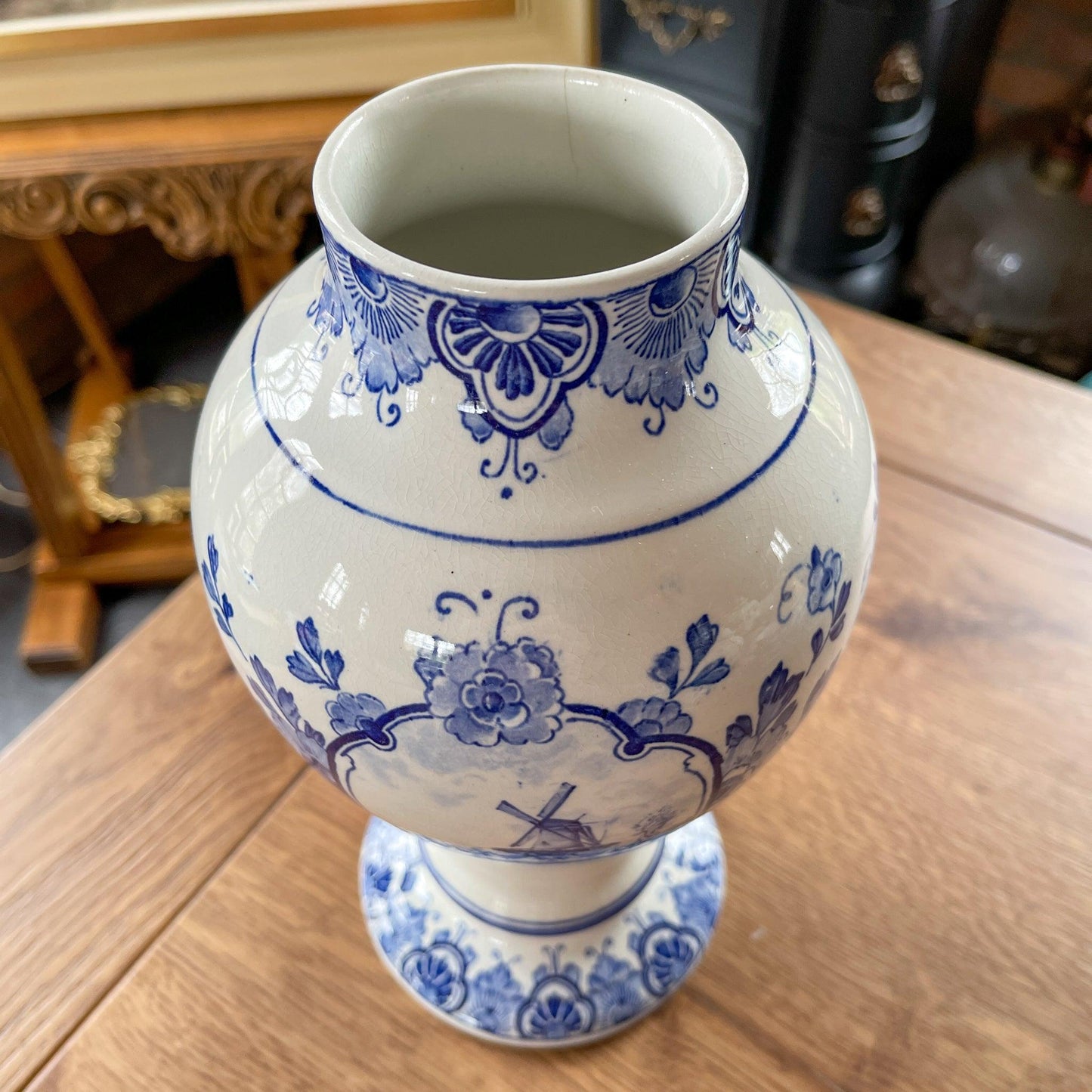 Delfts Blauwe pot met deksel - Bamestra Curiosa