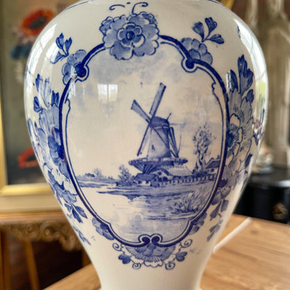 Delfts Blauwe pot met deksel - Bamestra Curiosa