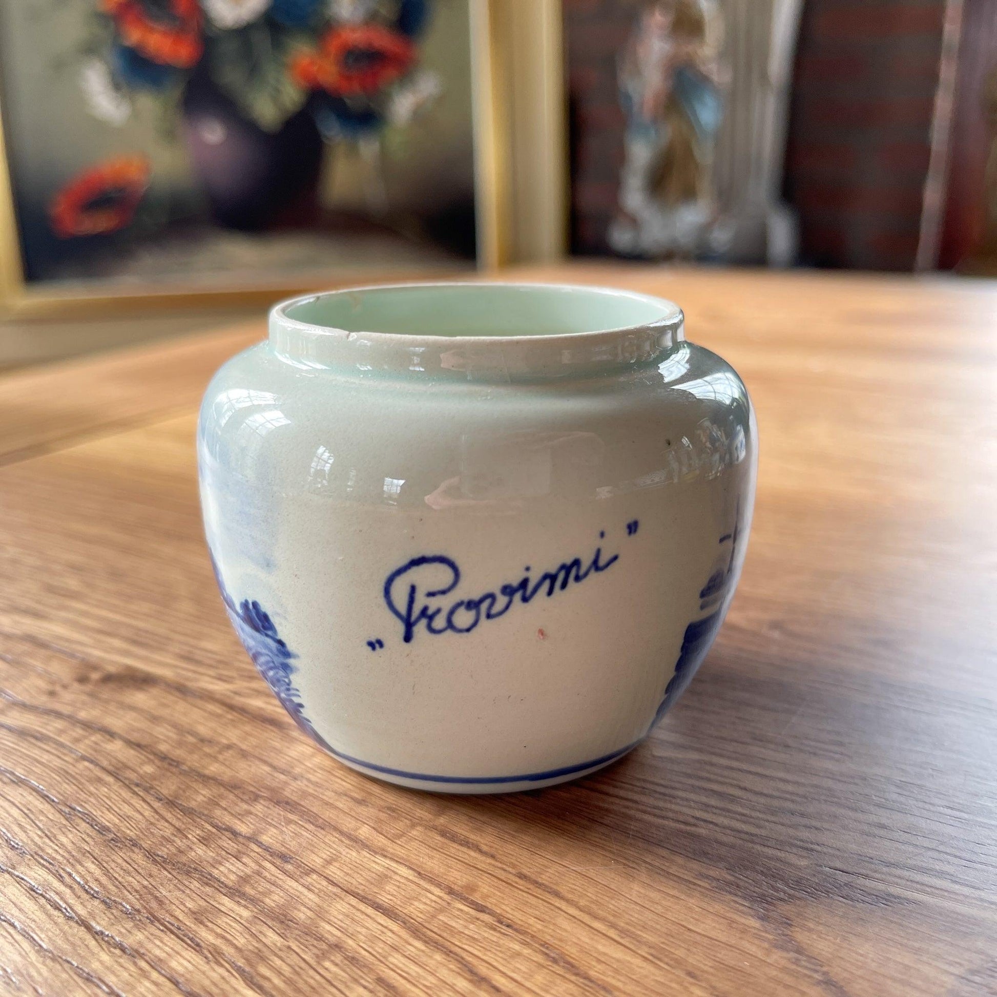 Delfts blauw potje - Bamestra Curiosa