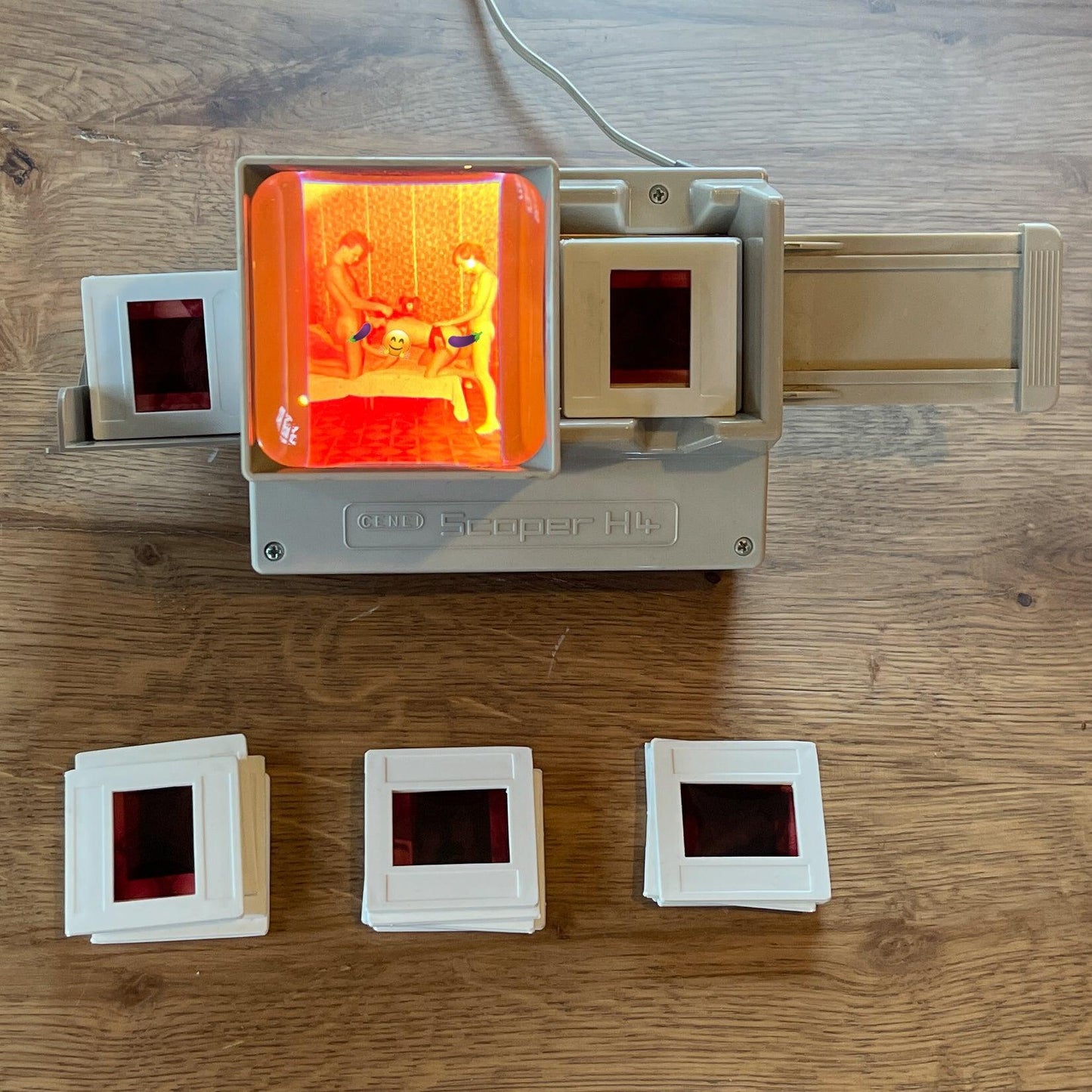 Diaviewer met 22 Porno dia's - Bamestra Curiosa