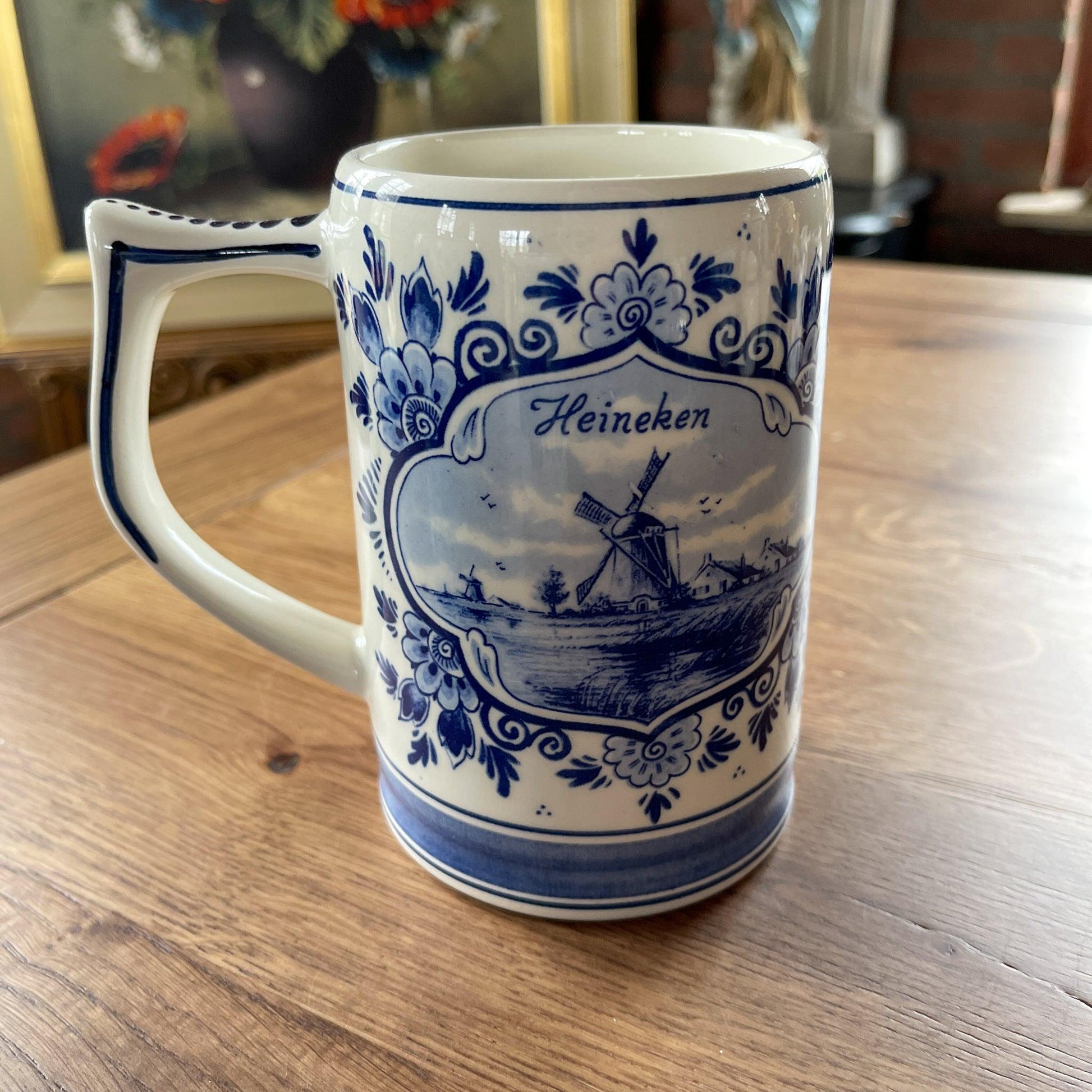 Drie Delfts Blauwe Heineken bierpullen - Bamestra Curiosa