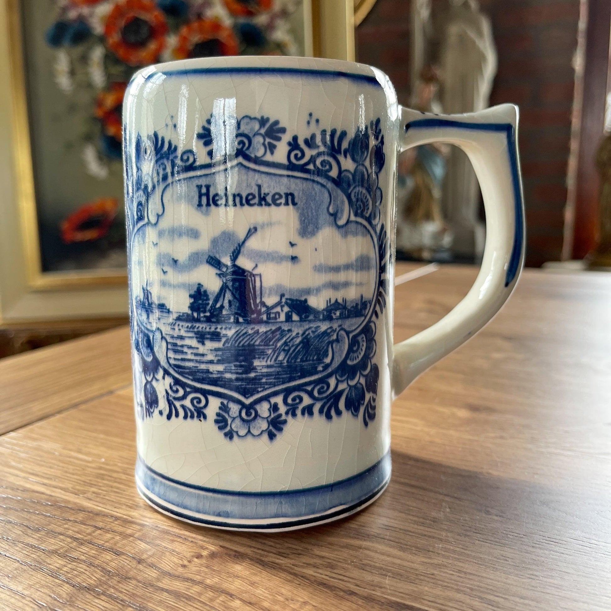 Drie Delfts Blauwe Heineken bierpullen - Bamestra Curiosa