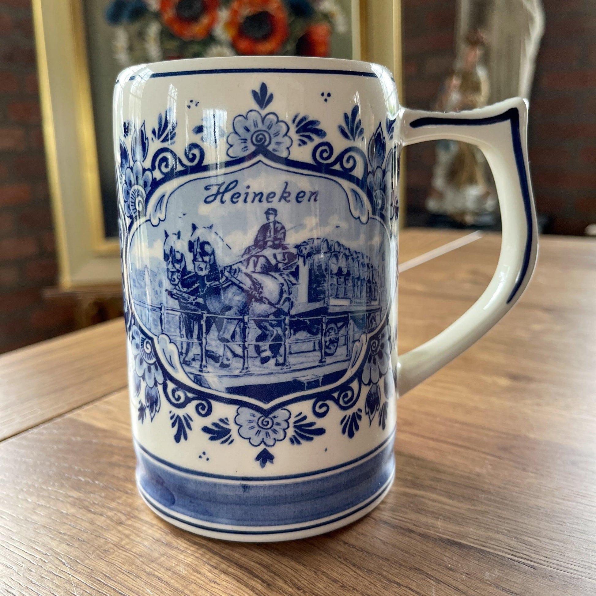 Drie Delfts Blauwe Heineken bierpullen - Bamestra Curiosa