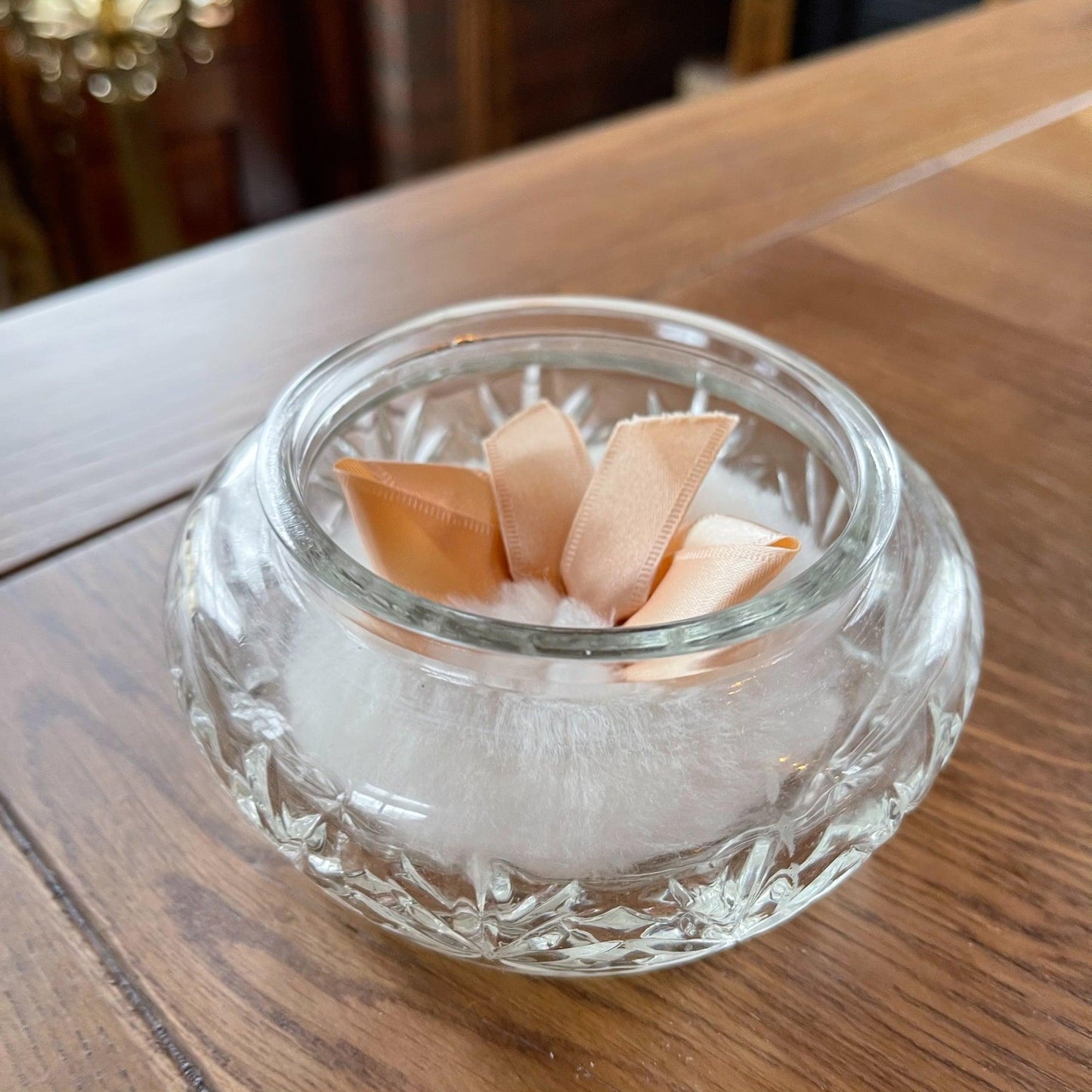 Glazen poederdoos in originele verpakking - Bamestra Curiosa