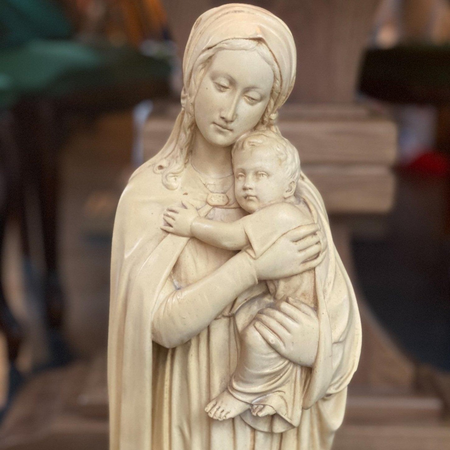 Maria beeld met Jezus - Bamestra Curiosa