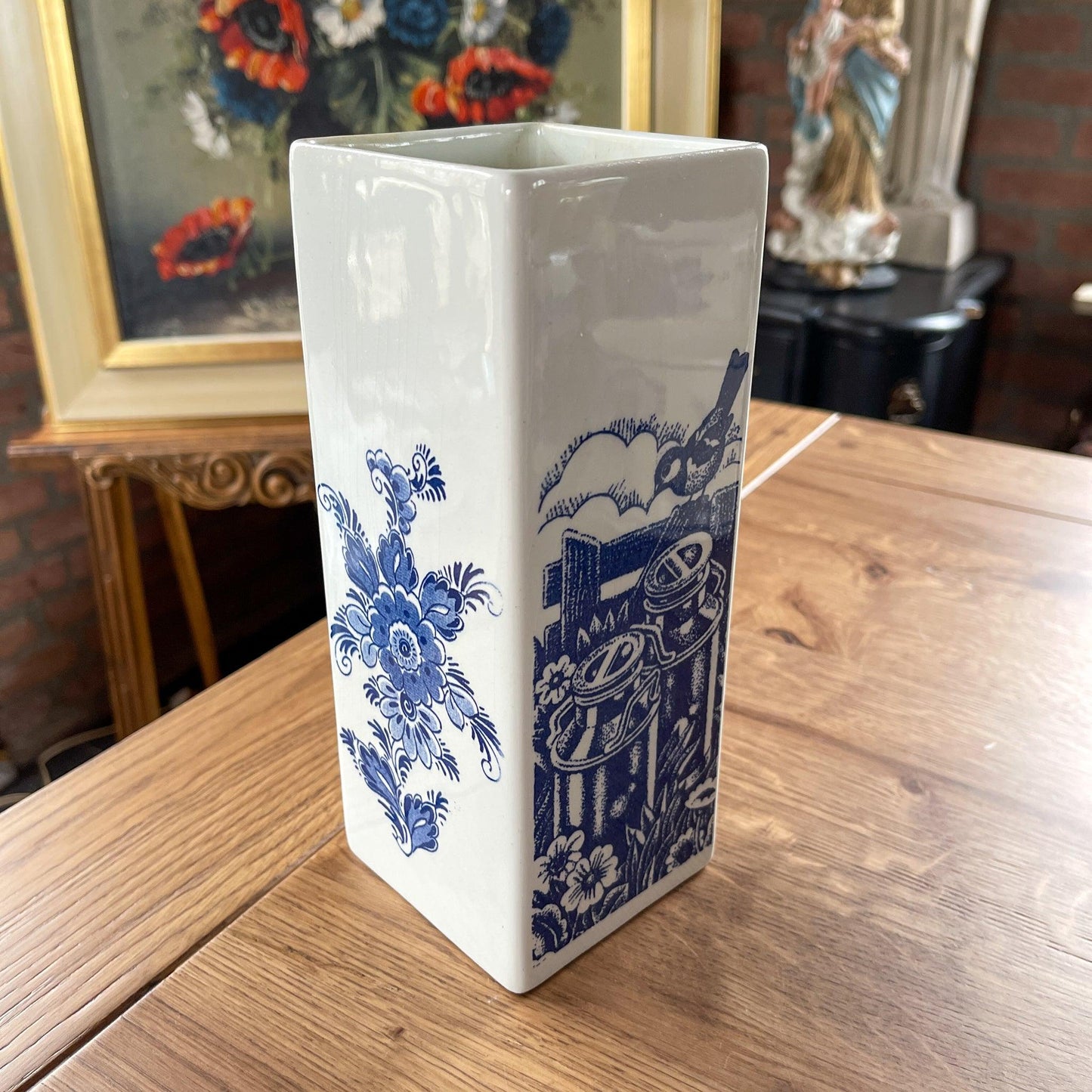 Melkpak houder / Vaas Delfts Blauw - Bamestra Curiosa