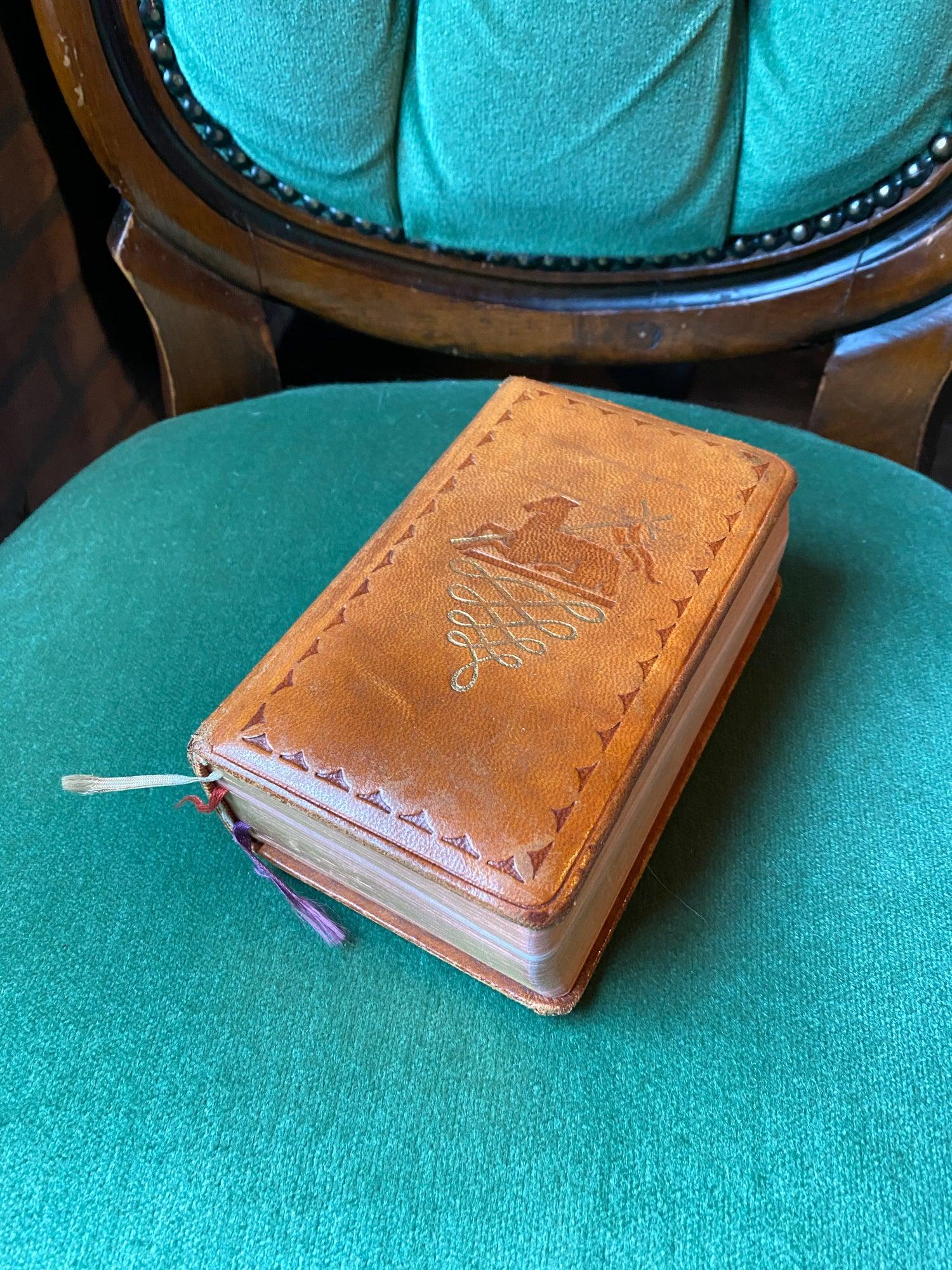 Mis- en vesperboek met leren kaft - Bamestra Curiosa