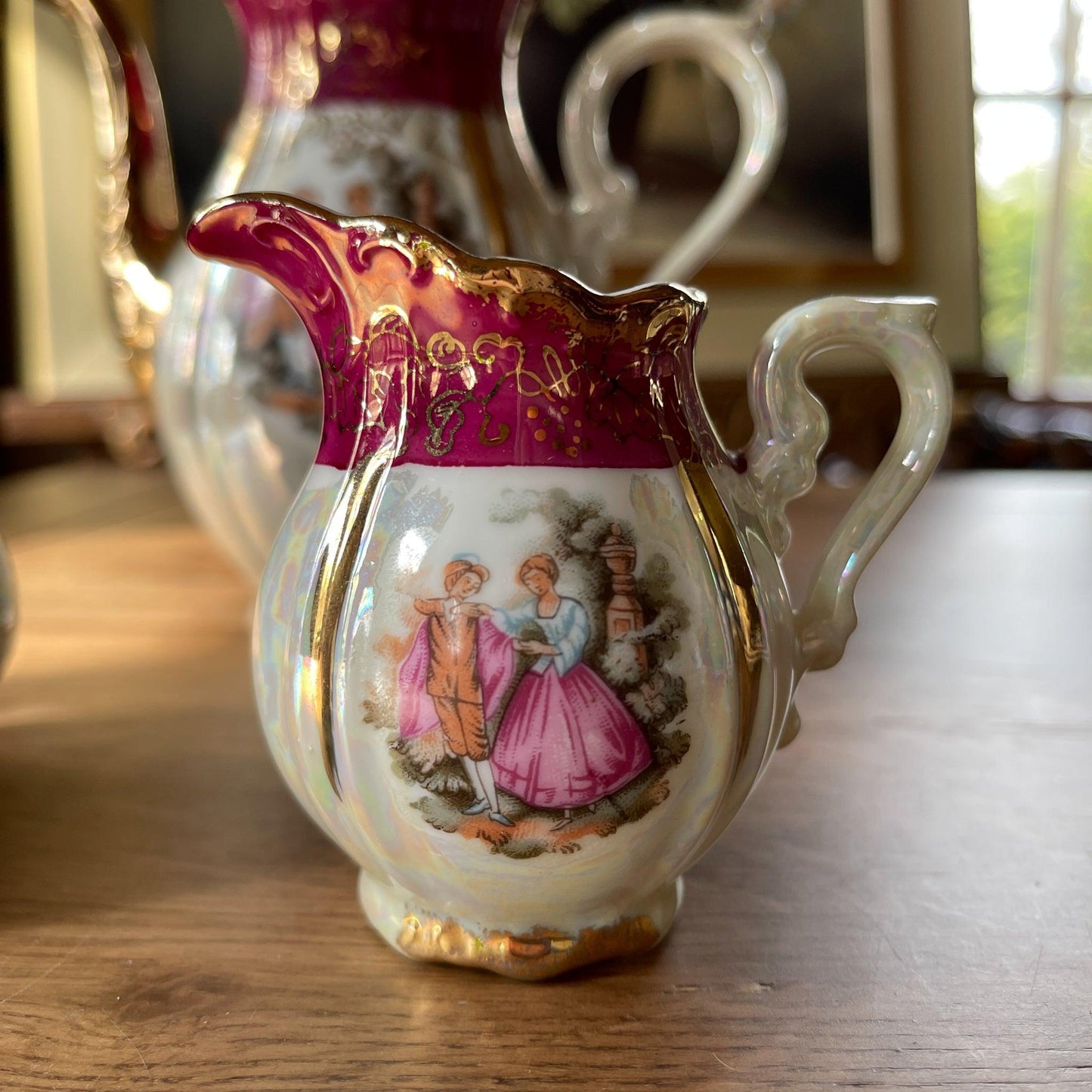 Mokka serviesje Japans porselein - Bamestra Curiosa