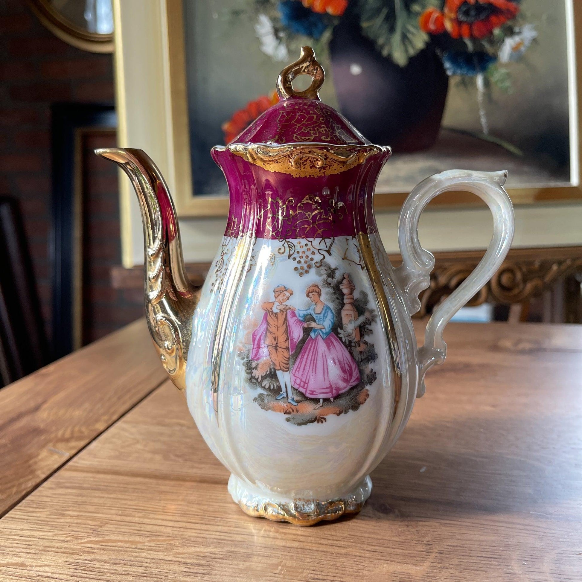 Mokka serviesje Japans porselein - Bamestra Curiosa