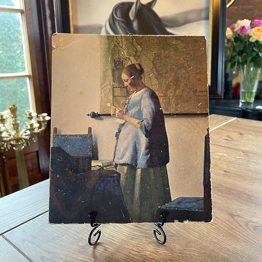 Paneeltje Johannes Vermeer - Bamestra Curiosa