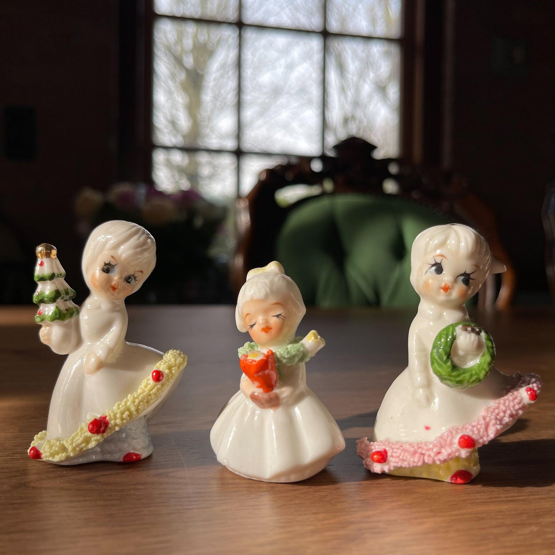 Porseleinen kerst beeldjes - Bamestra Curiosa