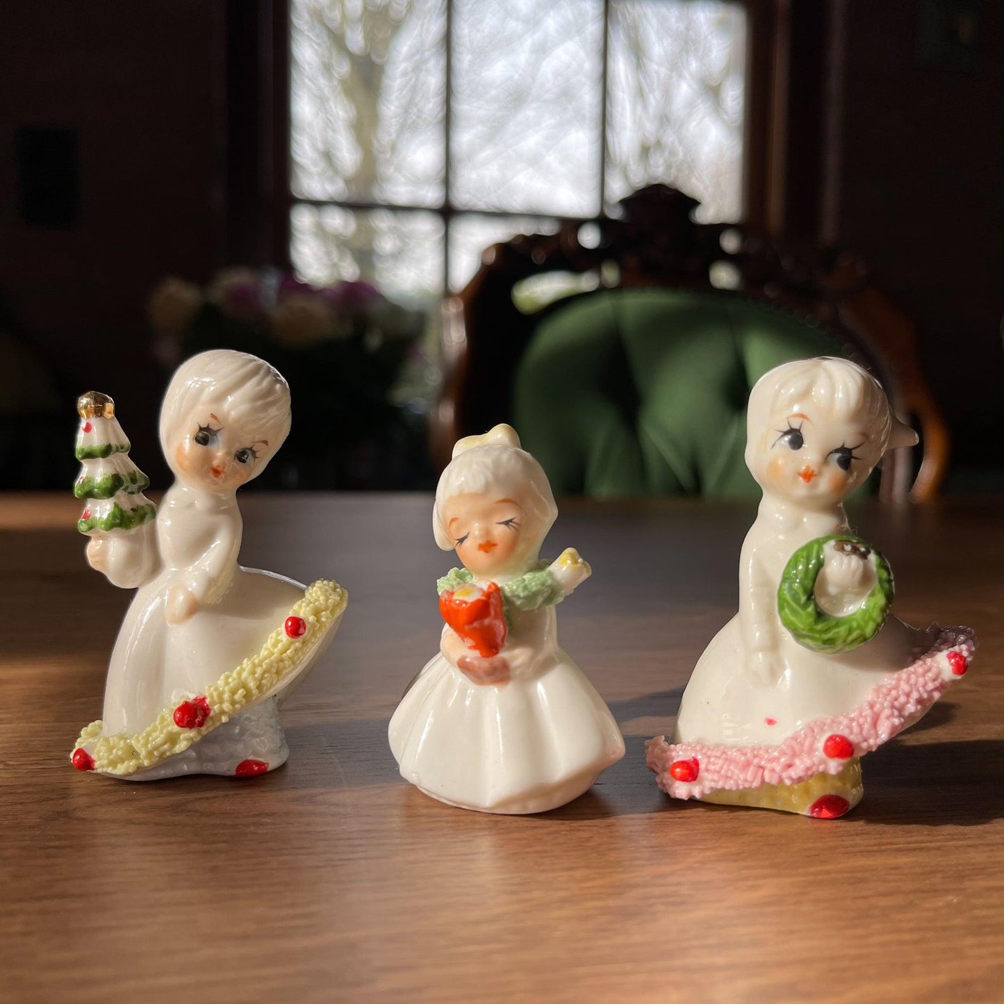 Porseleinen kerst beeldjes - Bamestra Curiosa